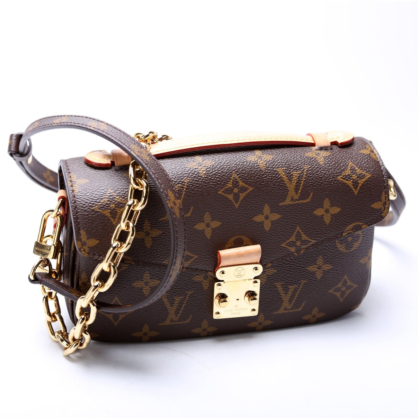 Louis Vuitton Pochette Metis East West Monogram Clutch Bag