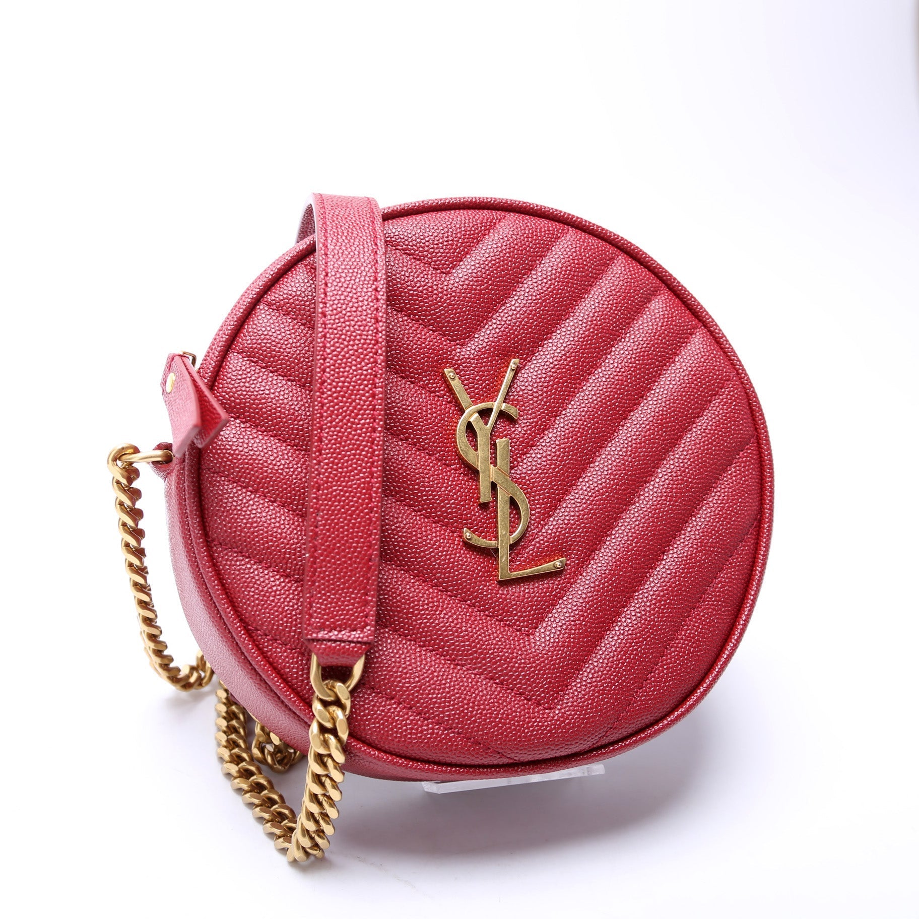 YSL Saint Laurent Saint Laurent Grain De Round Camera Bag Crossbody Bag