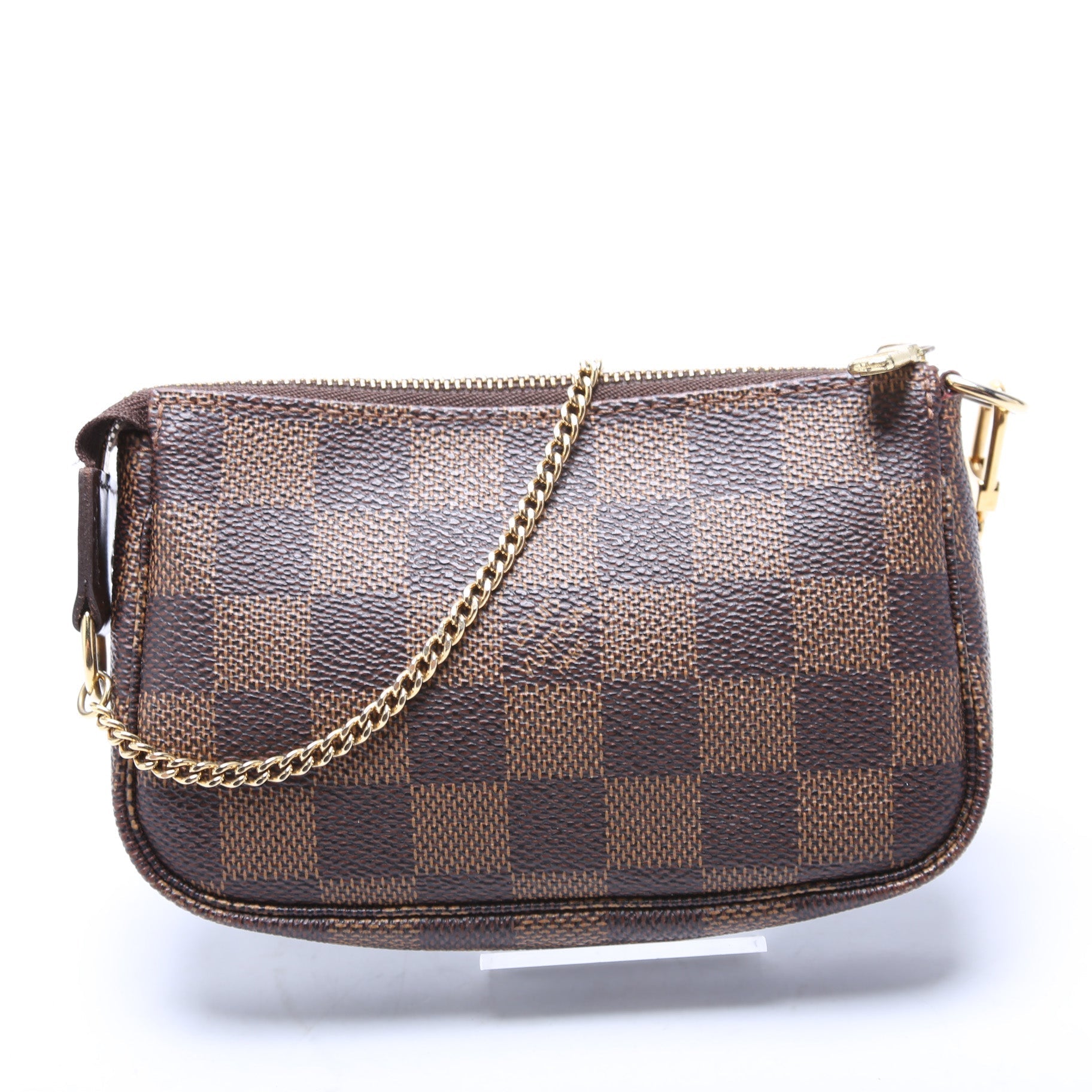 Louis Vuitton Pochette Accessories Ebene Damier Clutch Bag Ebene 8