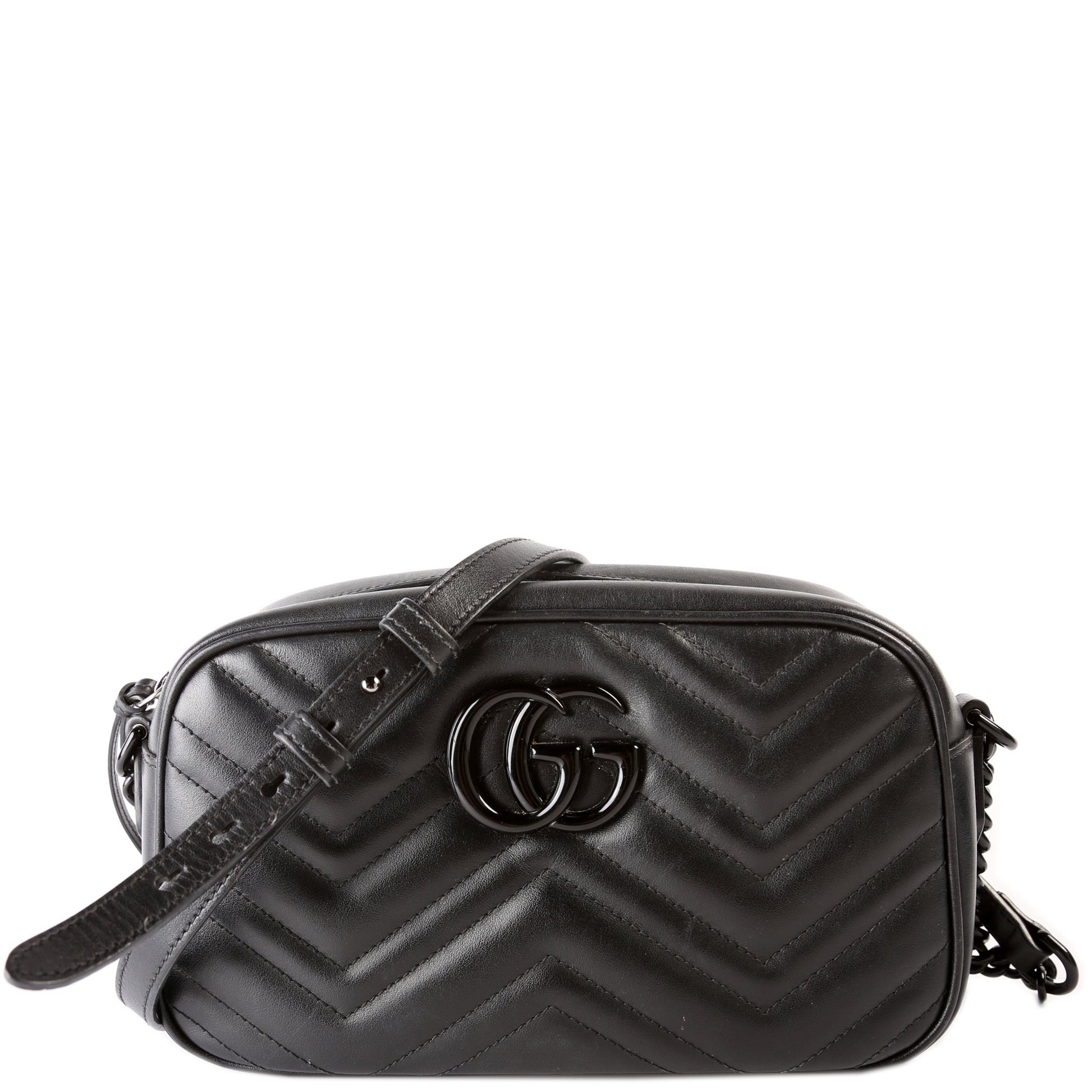 Gucci Marmont Camera Leather Small Crossbody Bag 3
