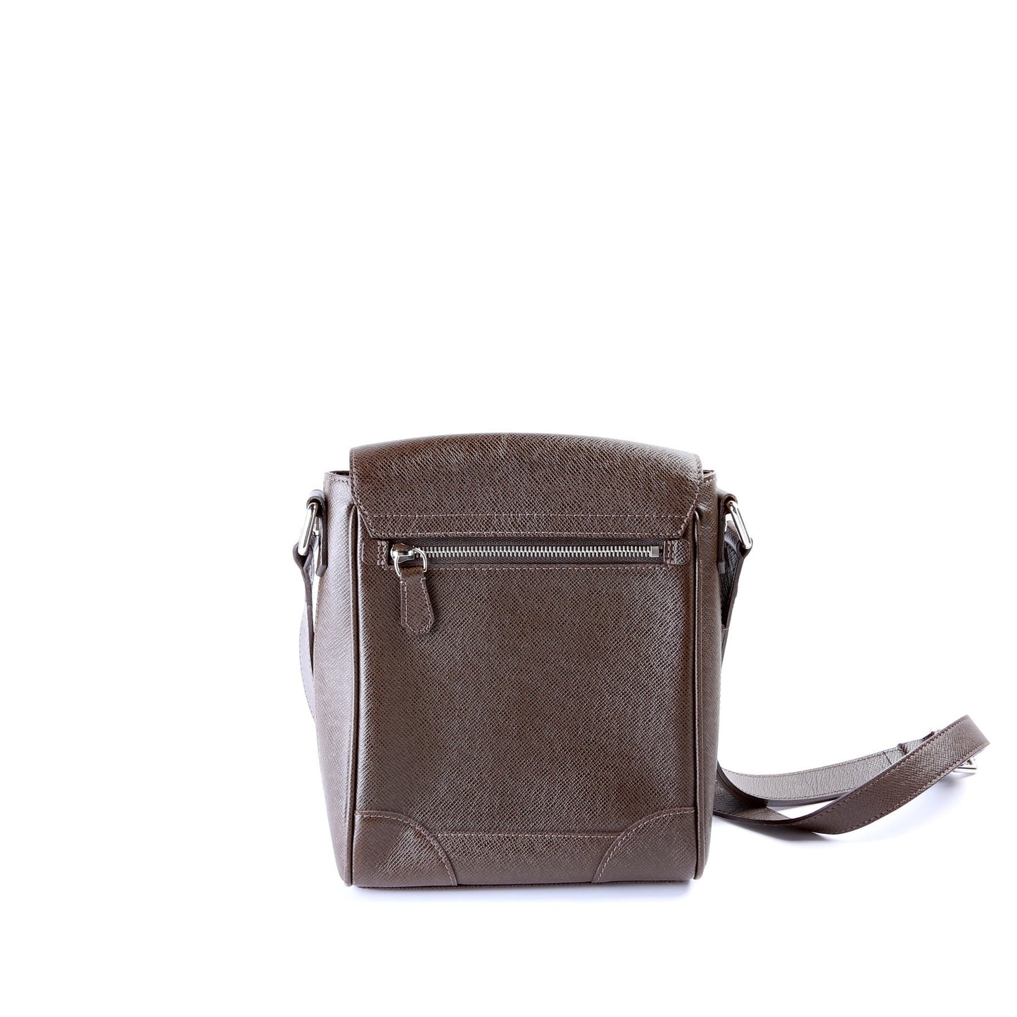Louis Vuitton Luca Ardoise Taiga Messenger Crossbody Bag