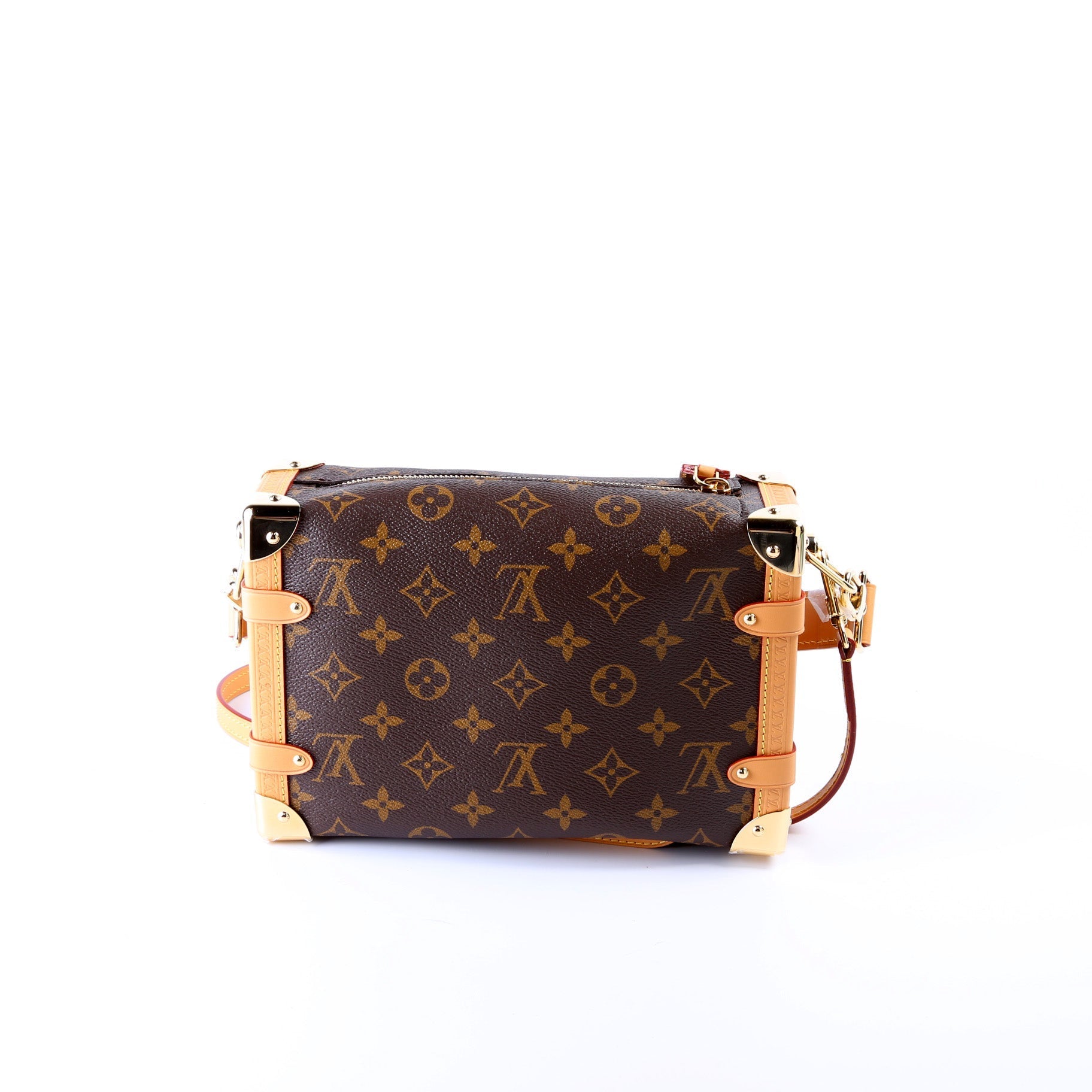 Louis Vuitton Side Trunk Monogram MM Handbag