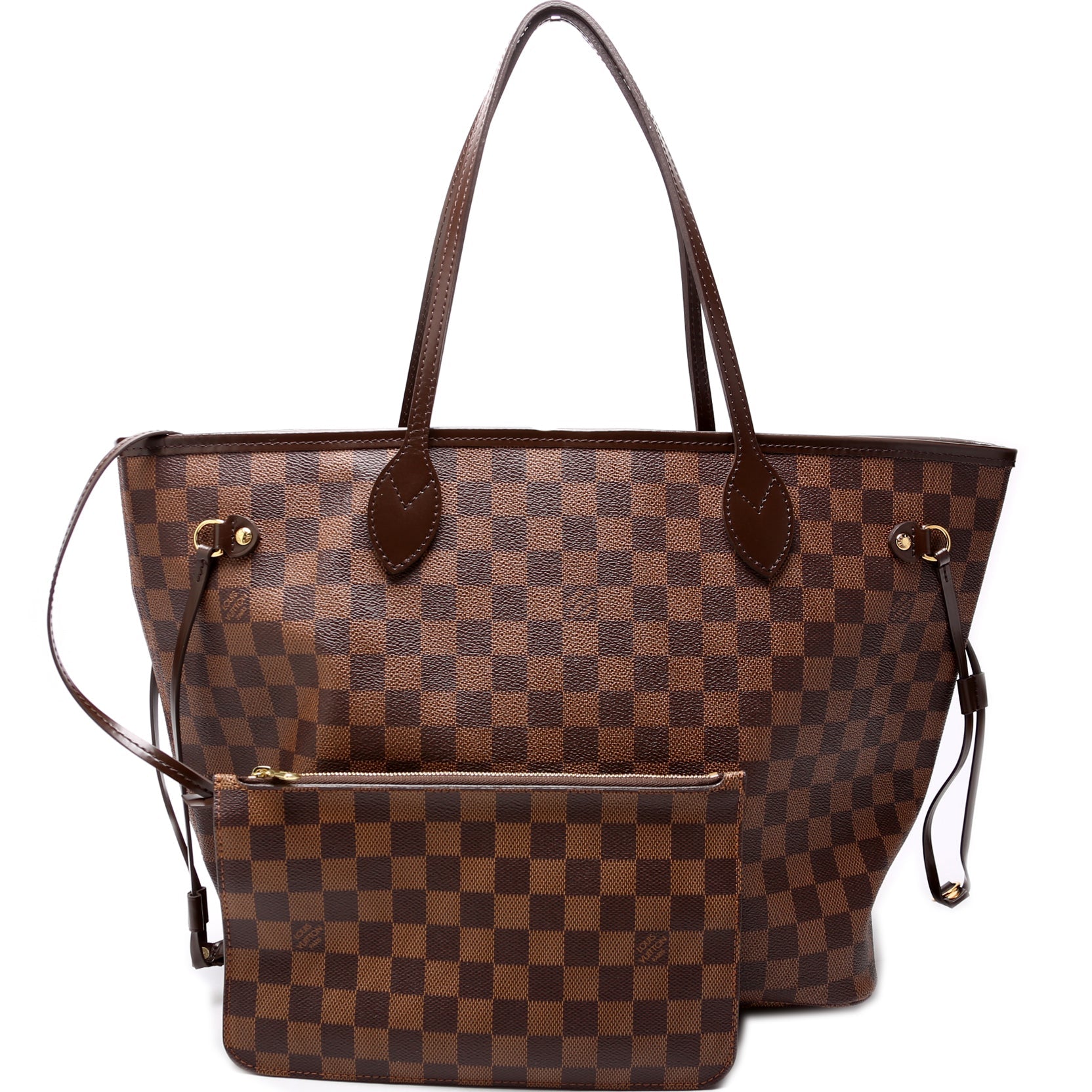 Louis Vuitton Neverfull MM W Ebene Damier Wallet Case Ebene 25