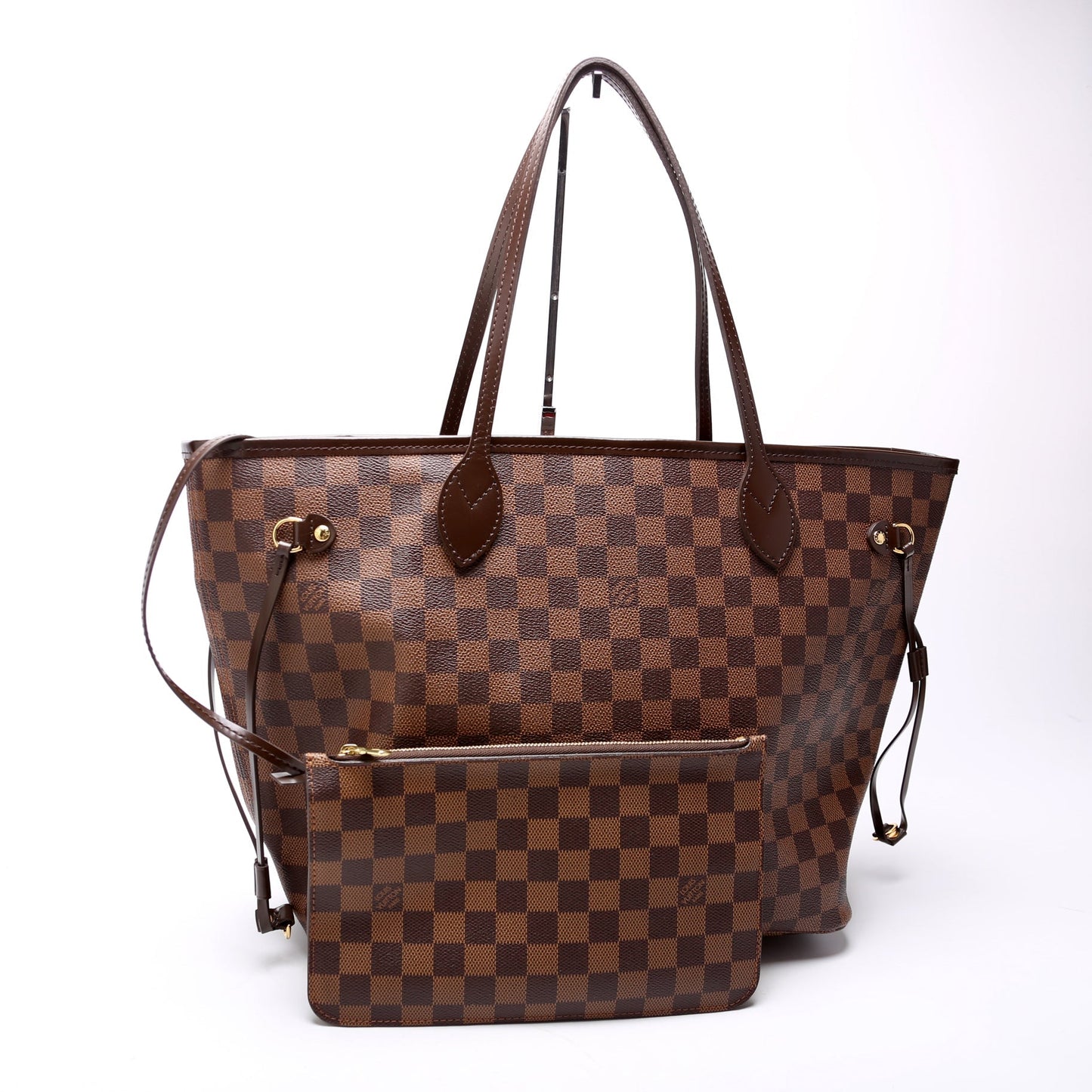 Louis Vuitton Neverfull MM W Ebene Damier Wallet Case Ebene 25
