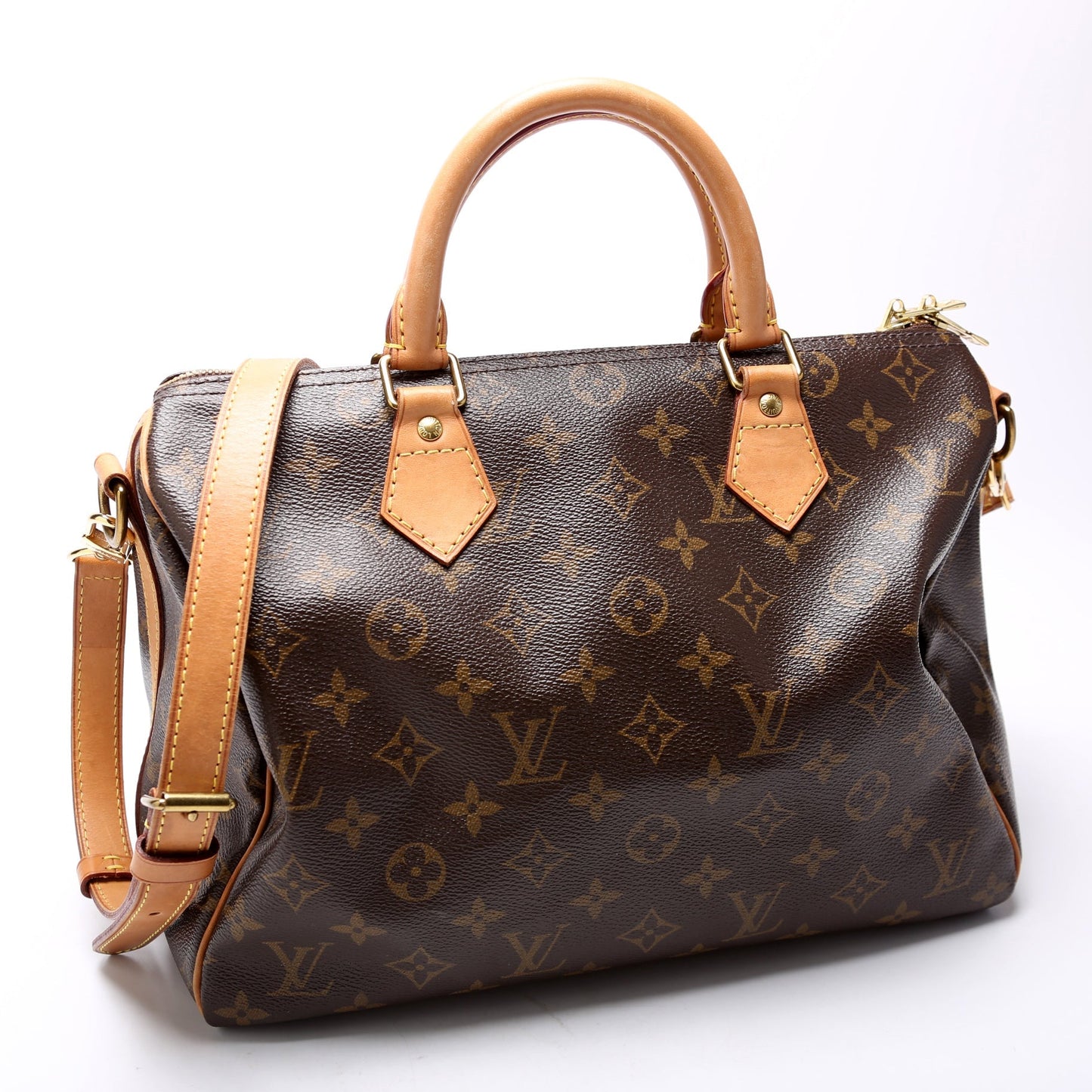 Louis Vuitton Speedy 30 Bandouliere Monogram Handbag Monogram 32