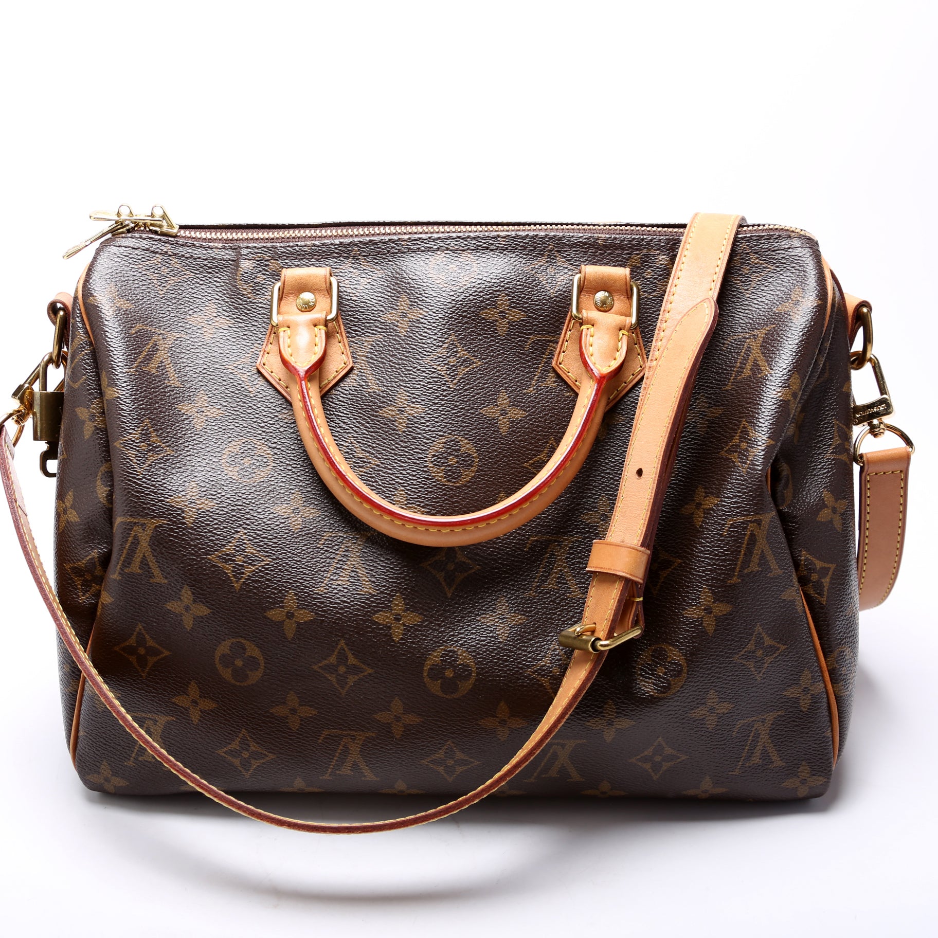Louis Vuitton Speedy 30 Bandouliere Monogram Handbag Monogram 32