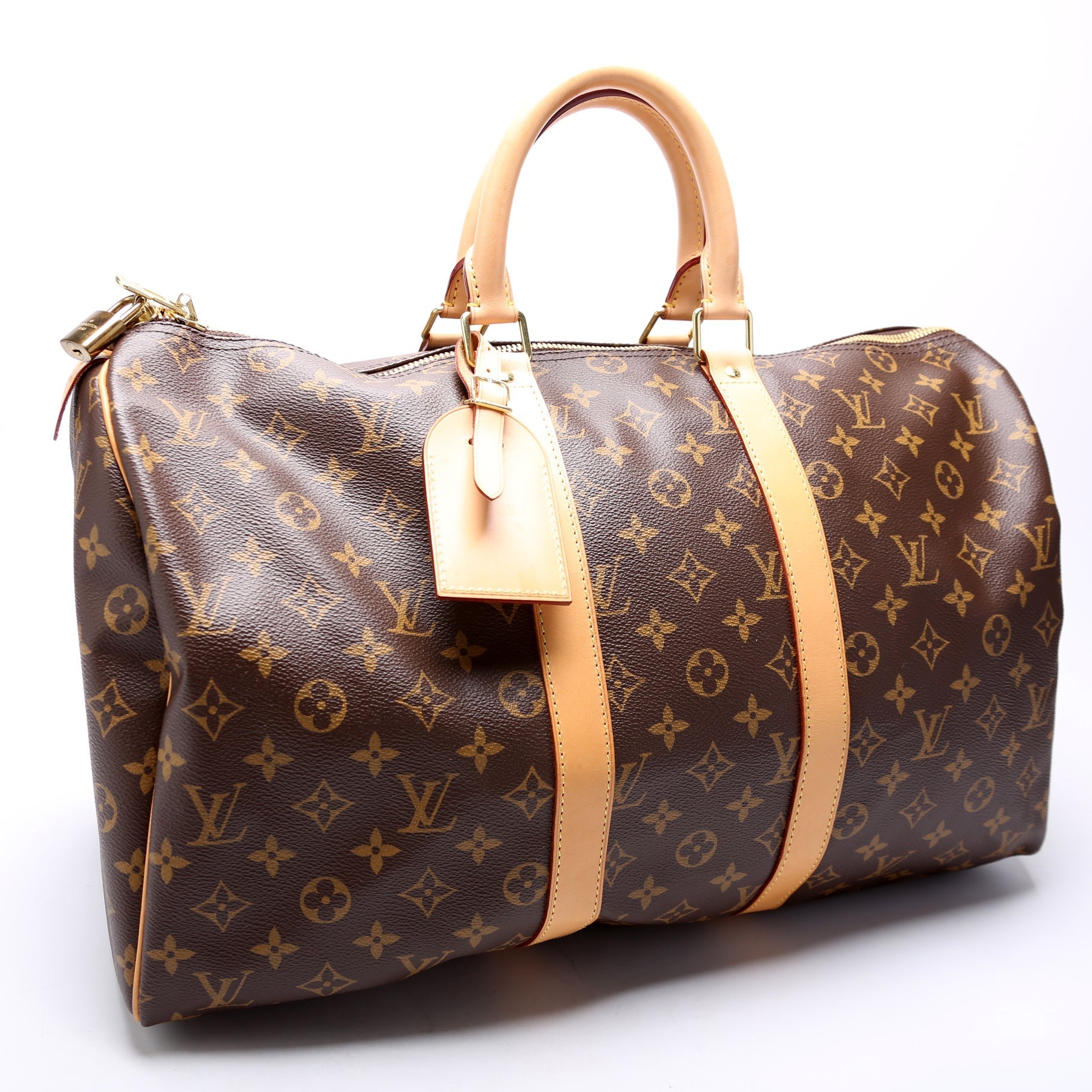 Louis Vuitton Keepall 45 Monogram Travel Bag Monogram 8