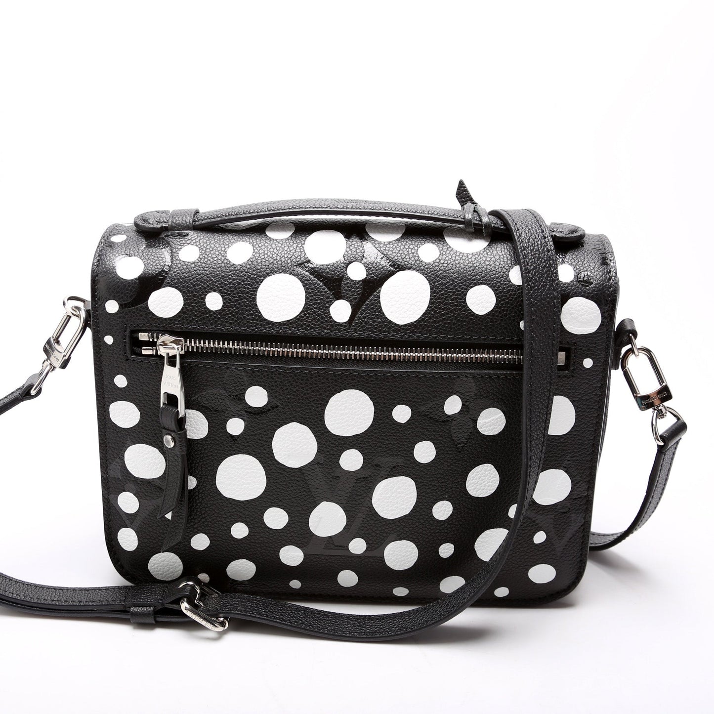 Louis Vuitton Pochette Metis Kusama Empreinte Clutch Bag