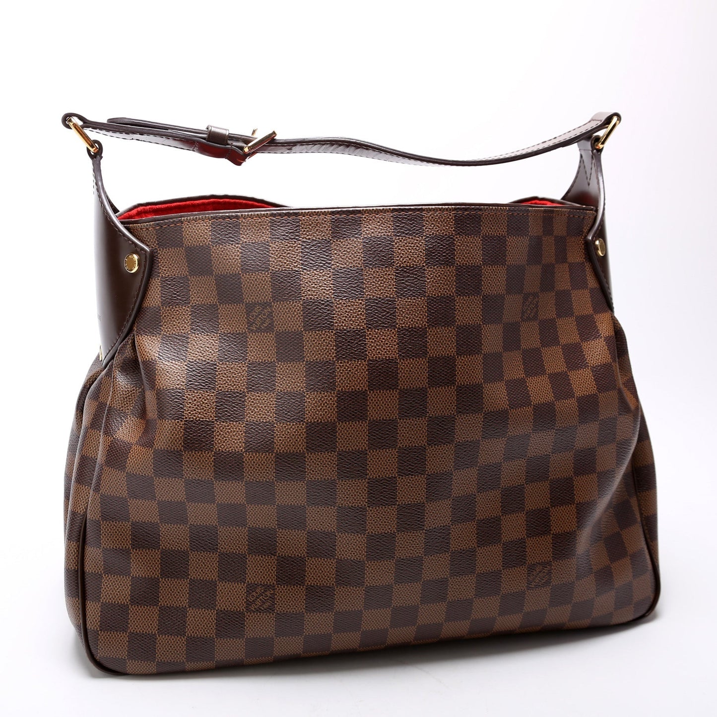 Louis Vuitton Reggia Hobo Ebene Damier Shoulder Bag Ebene 2