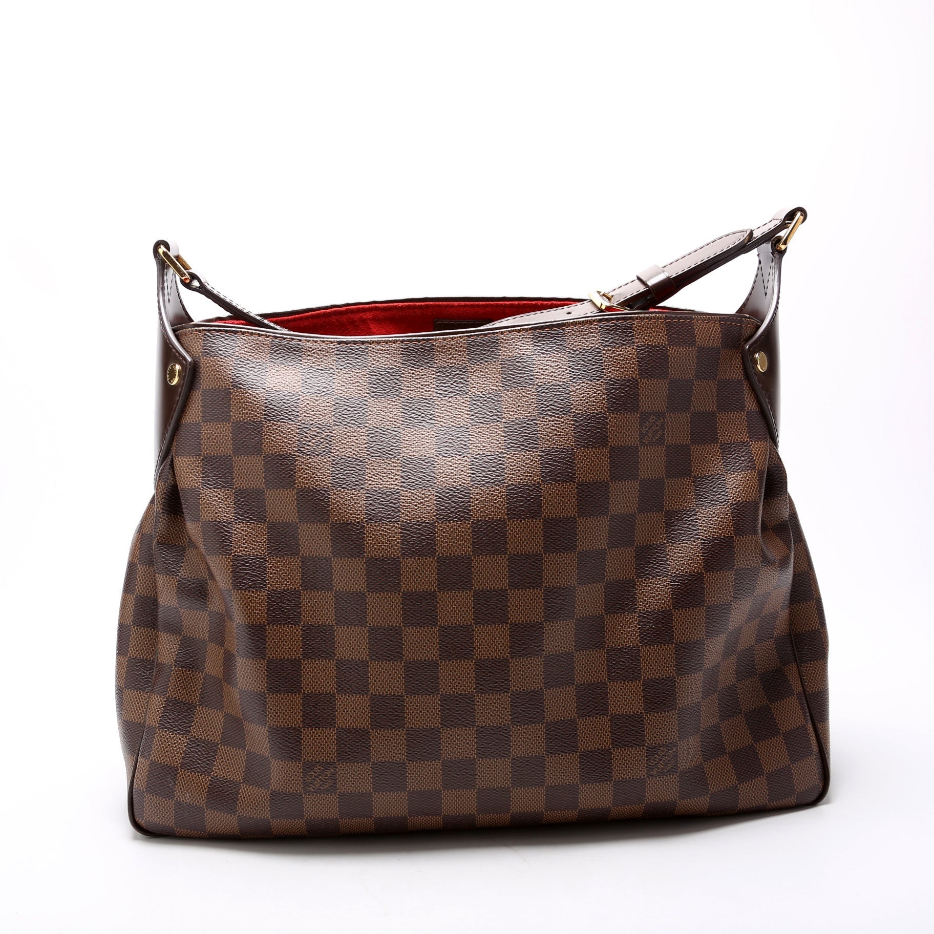 Louis Vuitton Reggia Hobo Ebene Damier Shoulder Bag Ebene 2