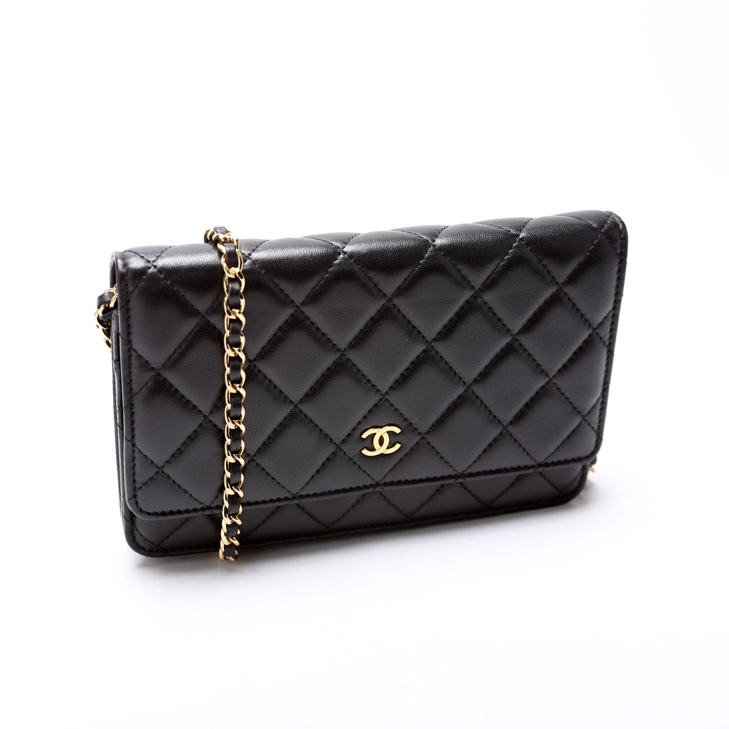 Chanel WOC Classic Quilted Lambskin Clutch Bag Lambskin 2