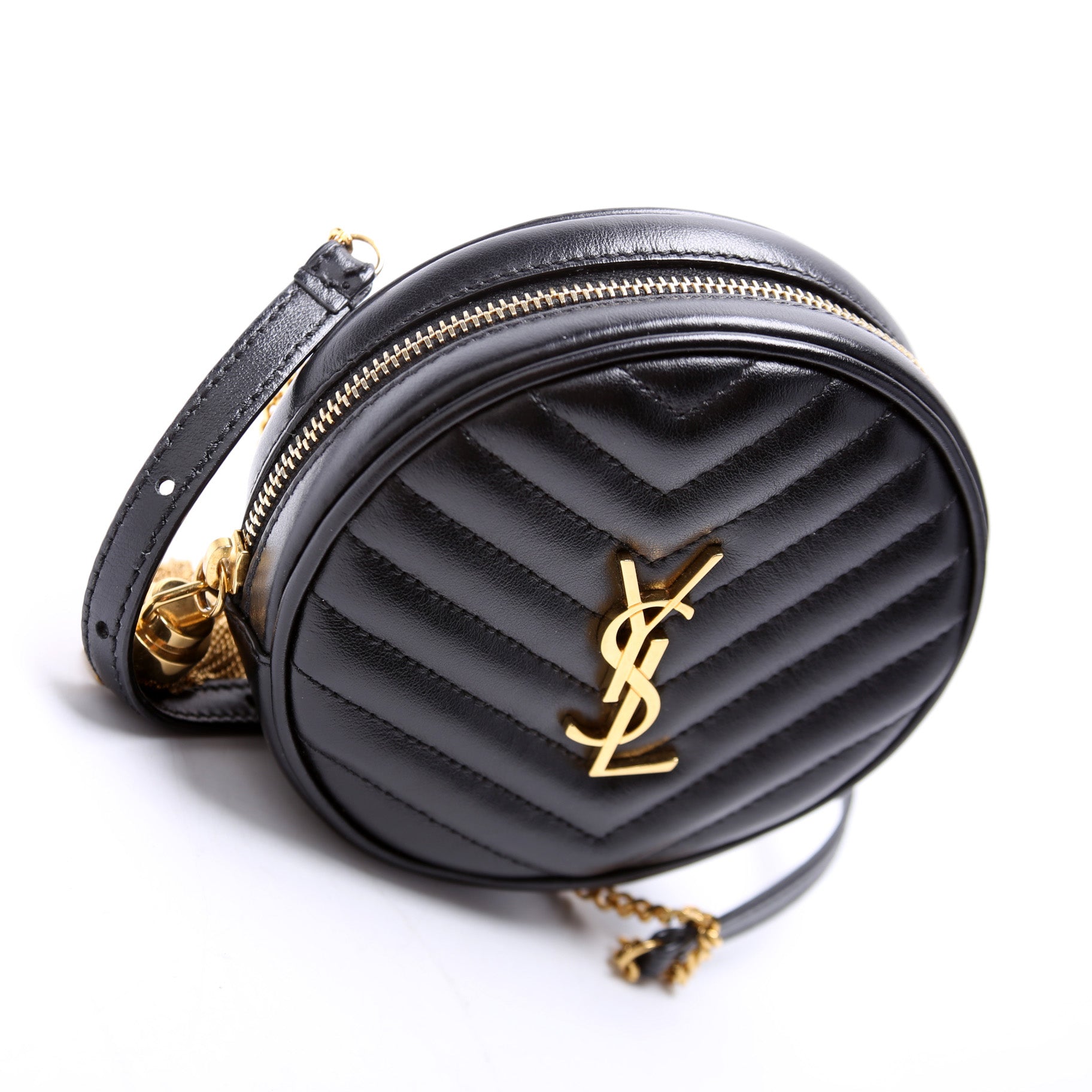 YSL Saint Laurent Vinyle Belt Bag Baby