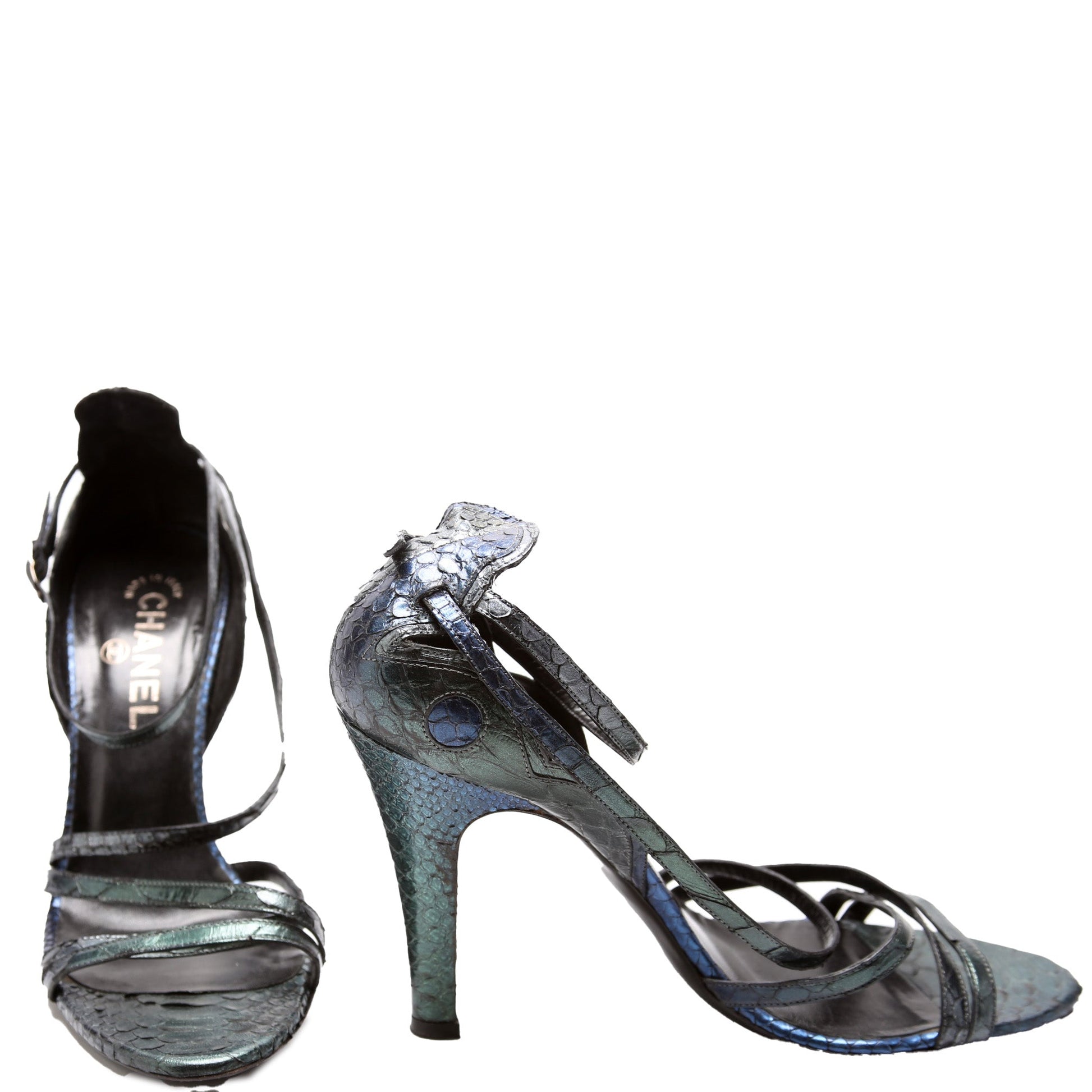 Chanel Log Sandal Pumps Size 40