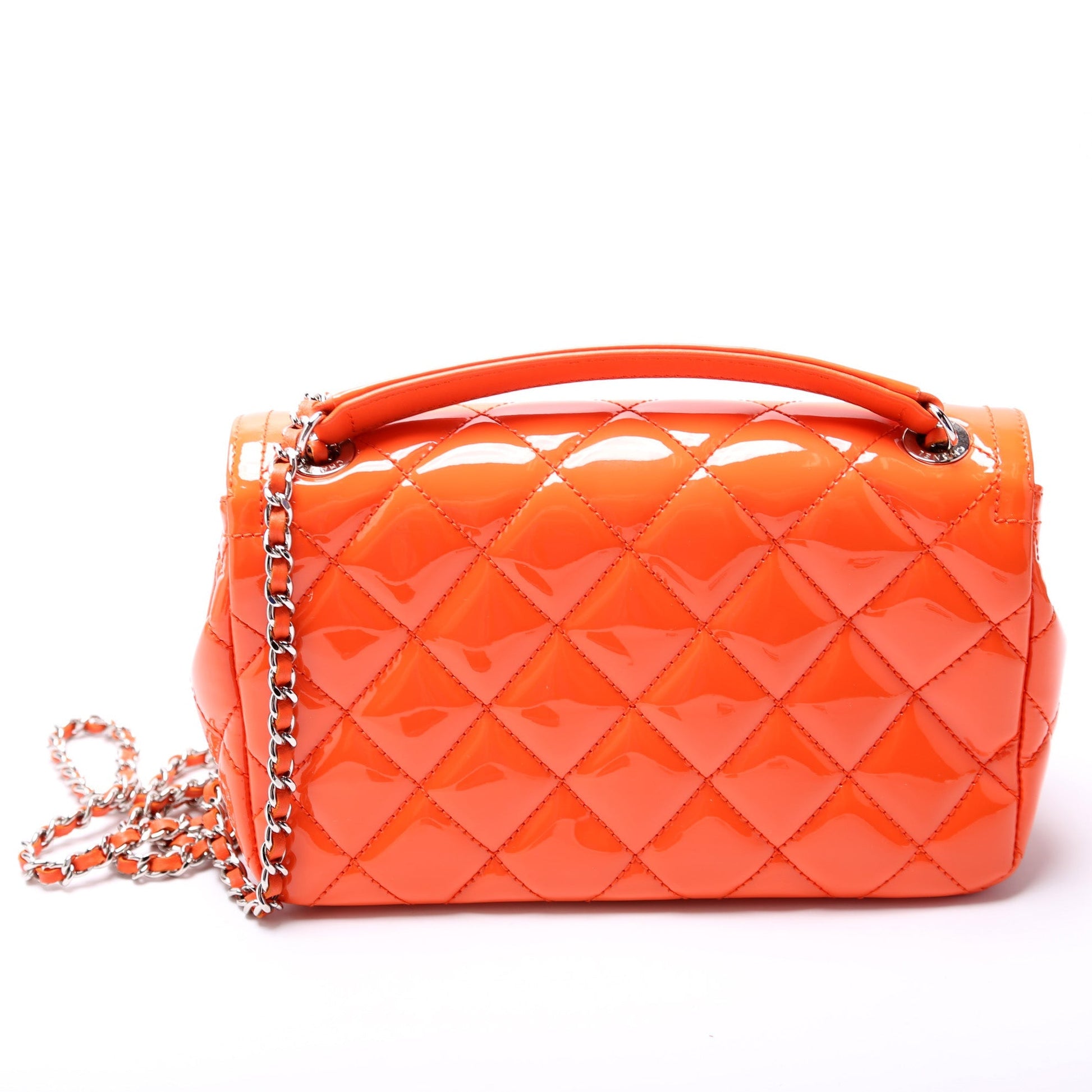 Chanel Coco Shine Flap Patent 20M Small Handbag