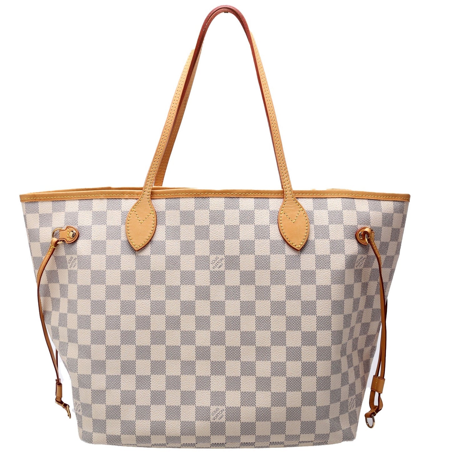Louis Vuitton Neverfull W MM Azur Damier Wallet Case Azur 9