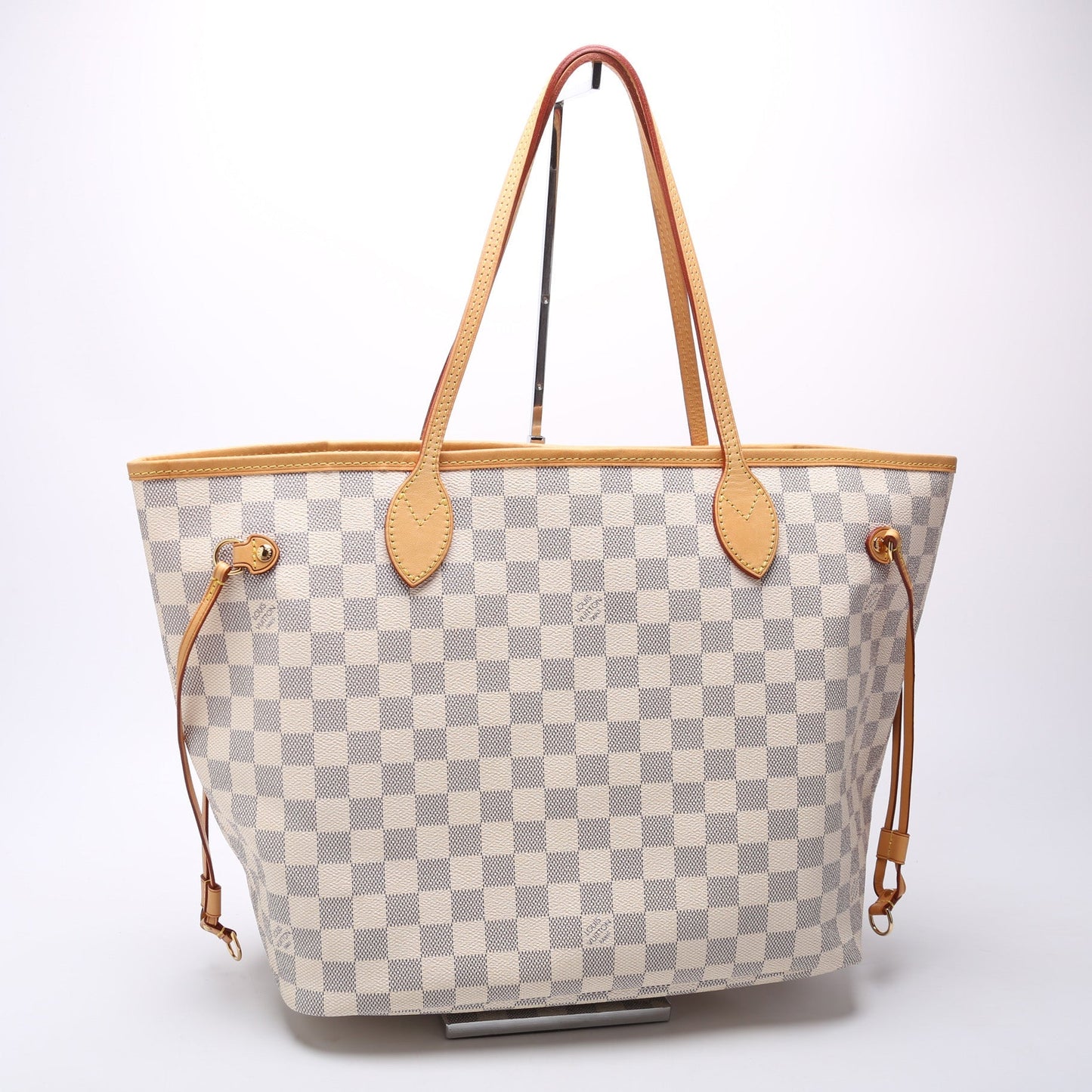 Louis Vuitton Neverfull W MM Azur Damier Wallet Case Azur 9