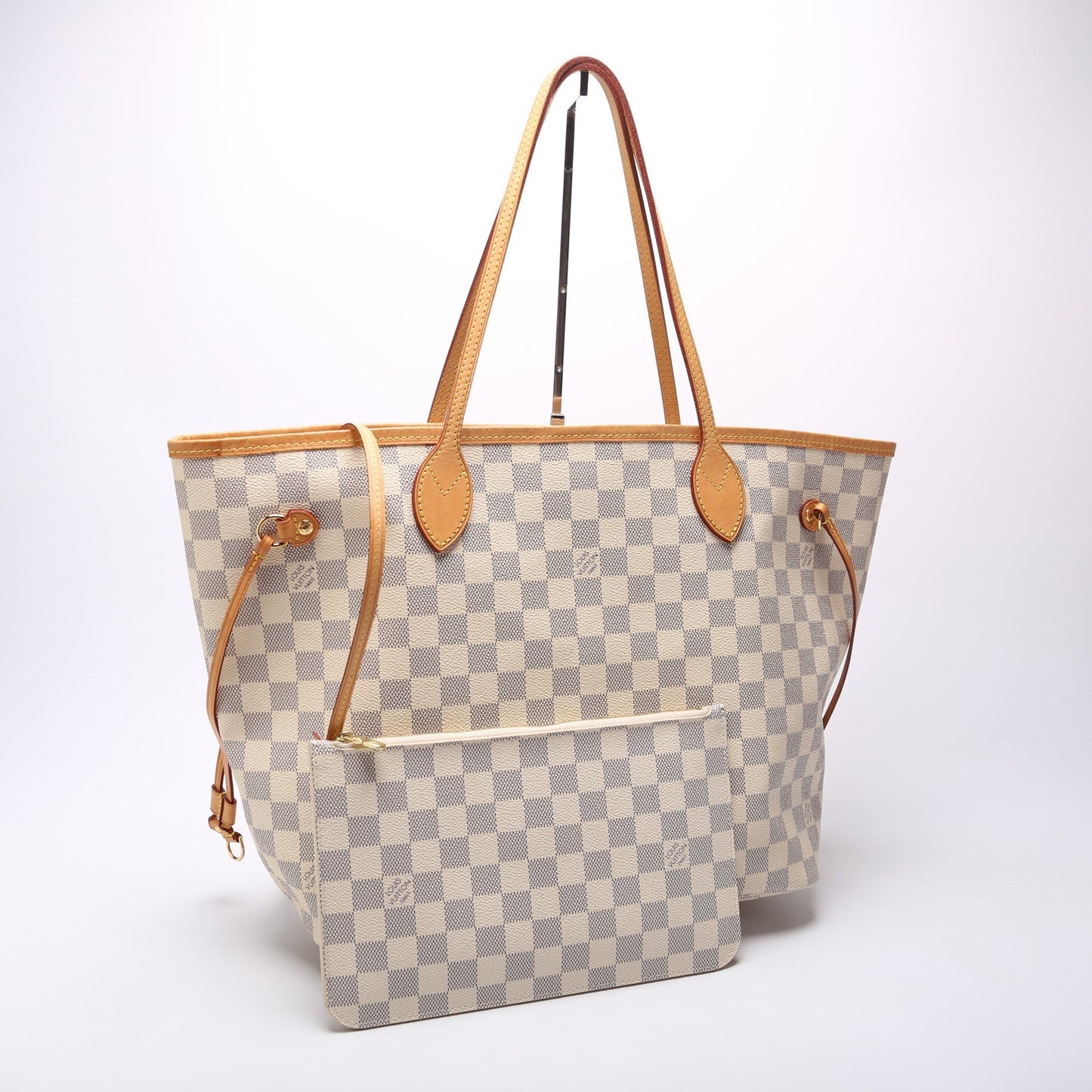 Louis Vuitton Neverfull W MM Azur Damier Wallet Case Azur 15