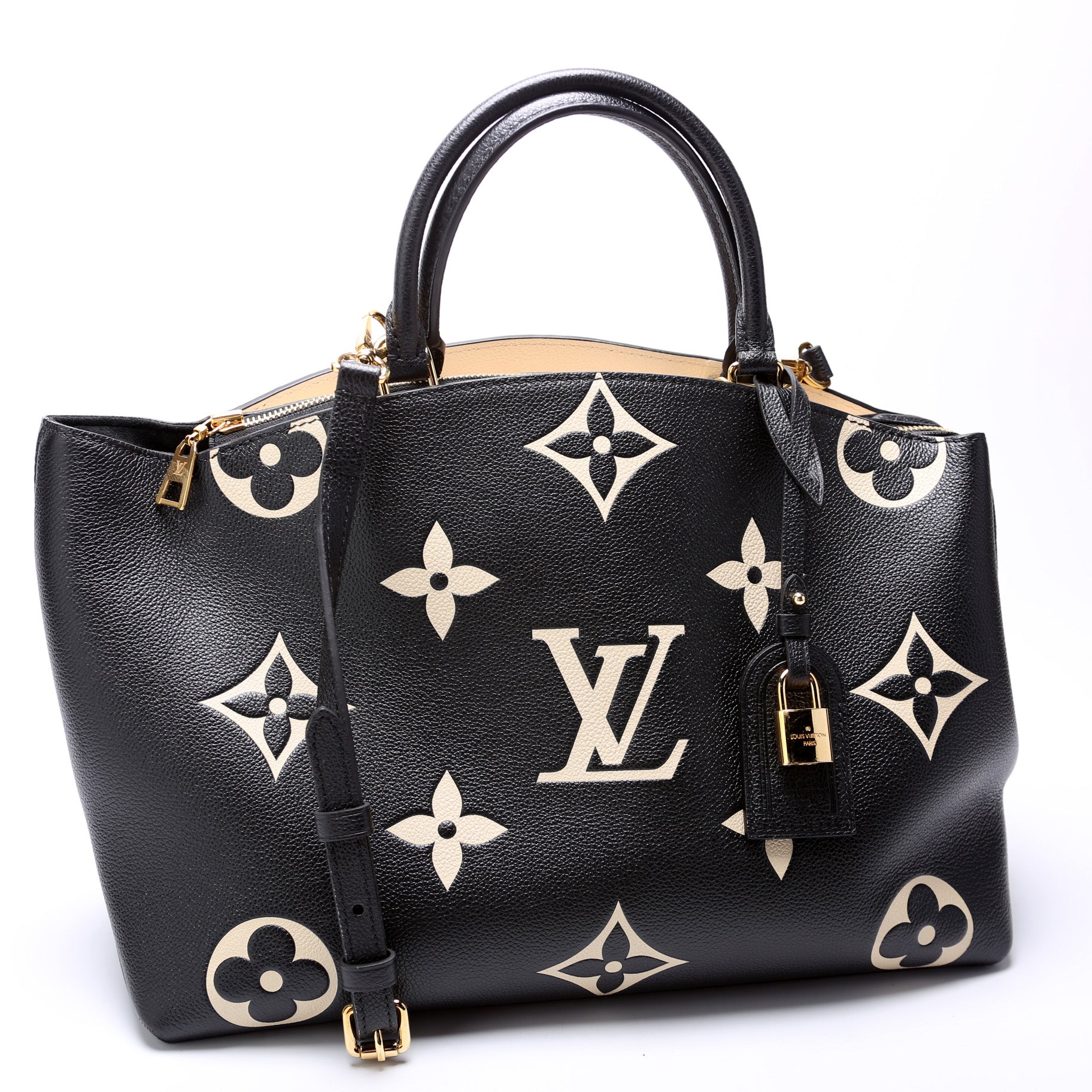Louis Vuitton Grand Palais Bicolor Empreinte Handbag