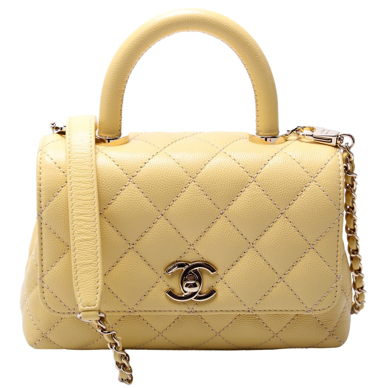 Chanel Coco Top Handle Caviar Mini Bag