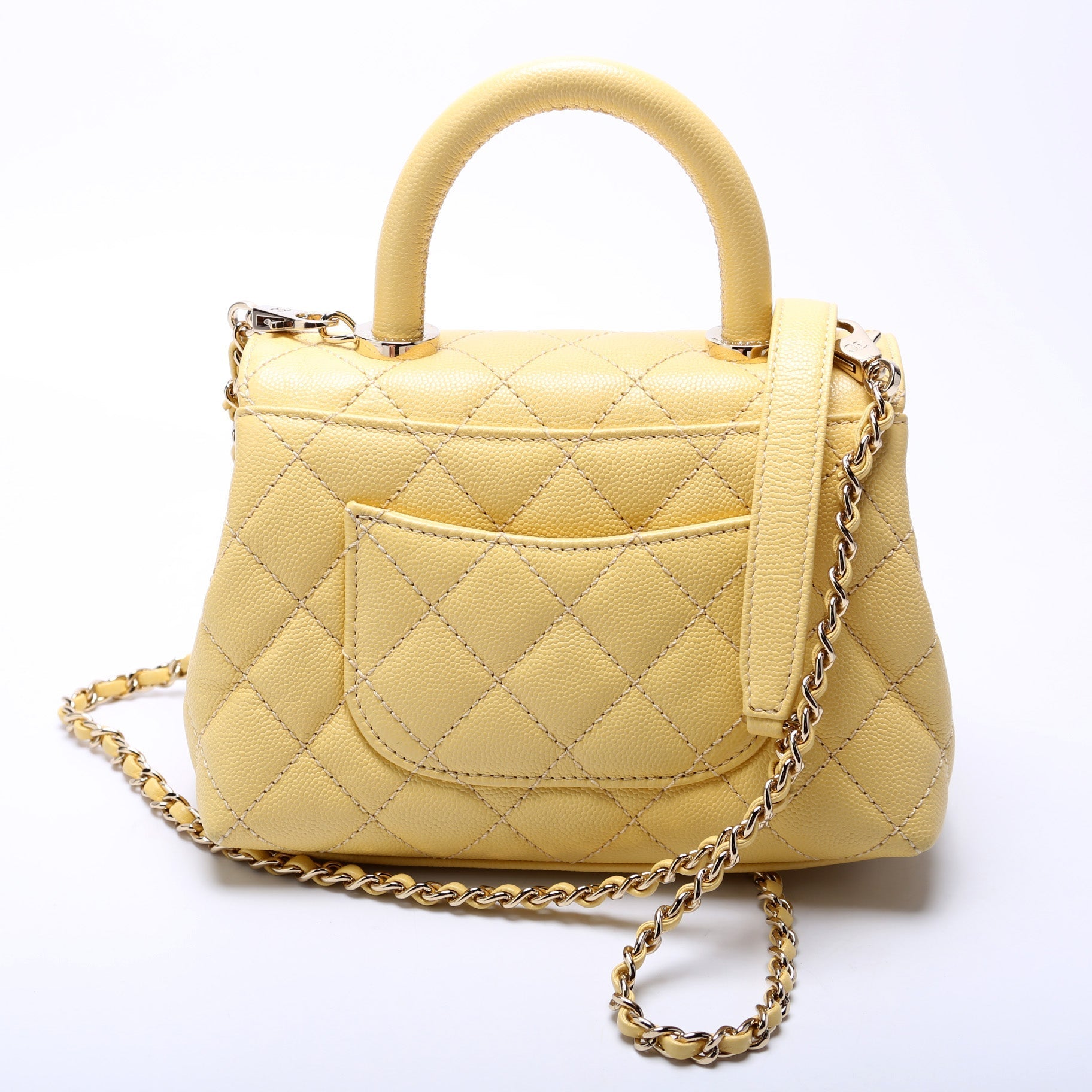 Chanel Coco Top Handle Caviar Mini Bag