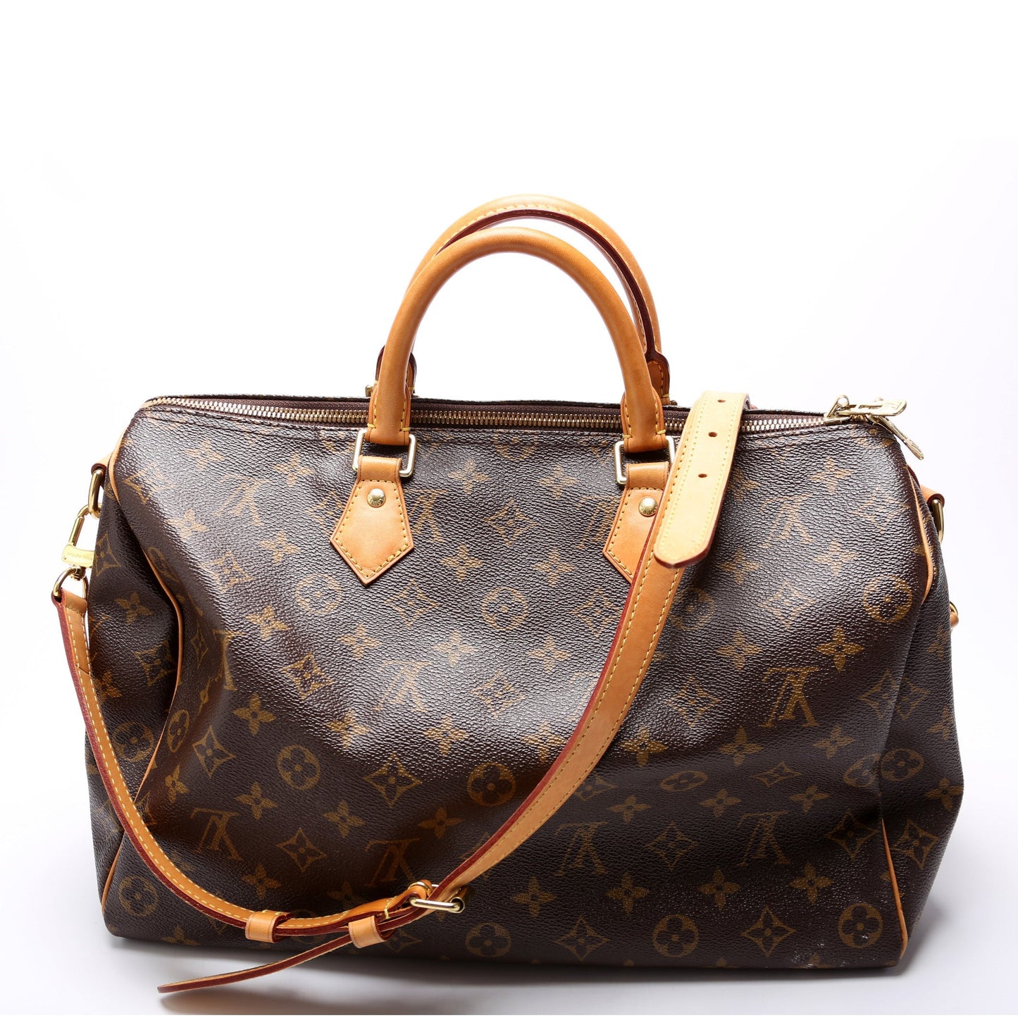 Louis Vuitton Speedy 35 Bandouliere Monogram Handbag Monogram 15
