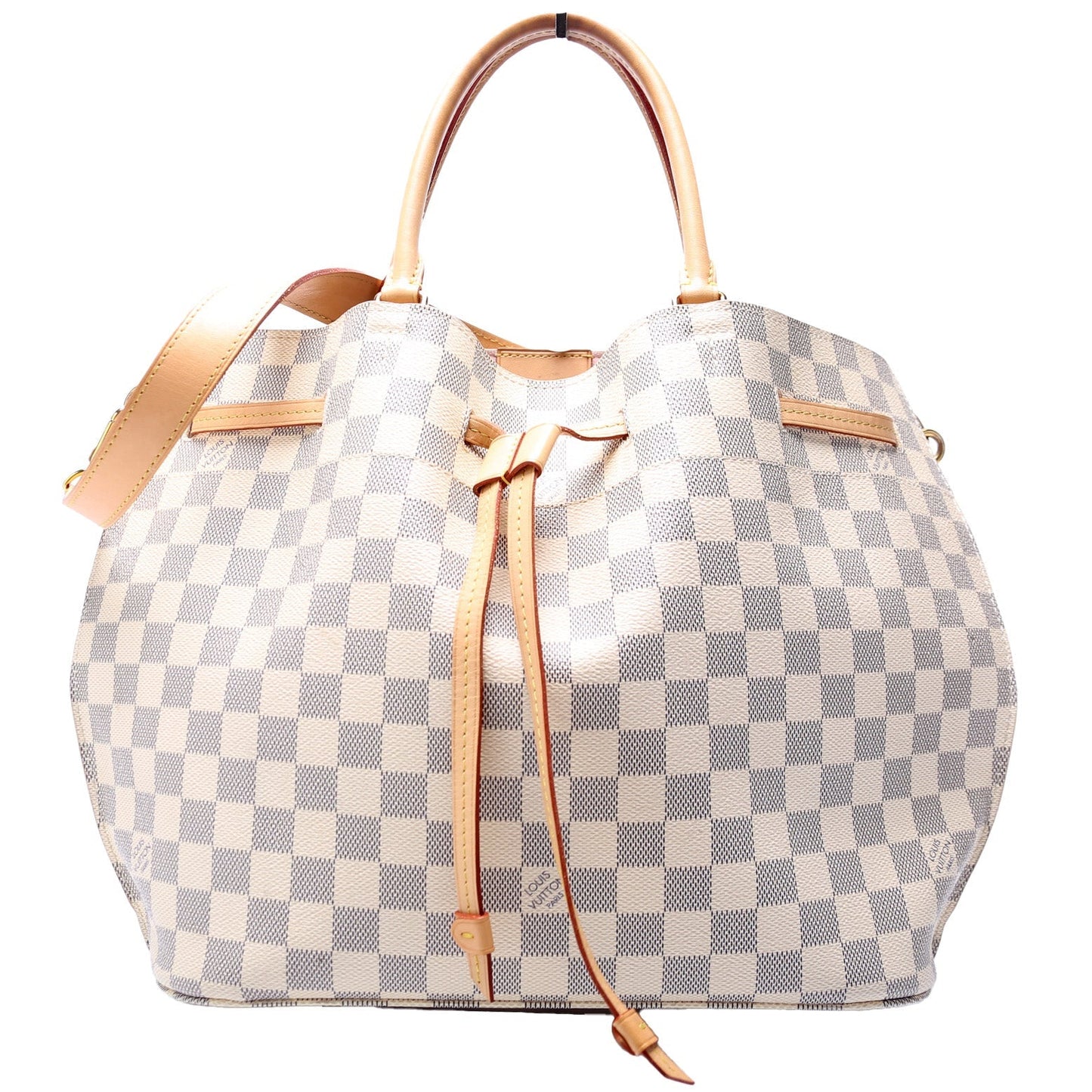 Louis Vuitton Girolata Azur Damier Handbag Azur 5