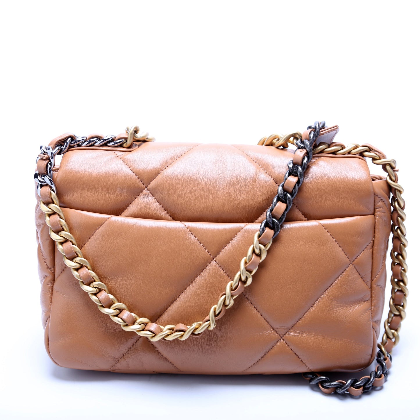 Chanel Quilted Goatskin 19 Flap RFID Handbag