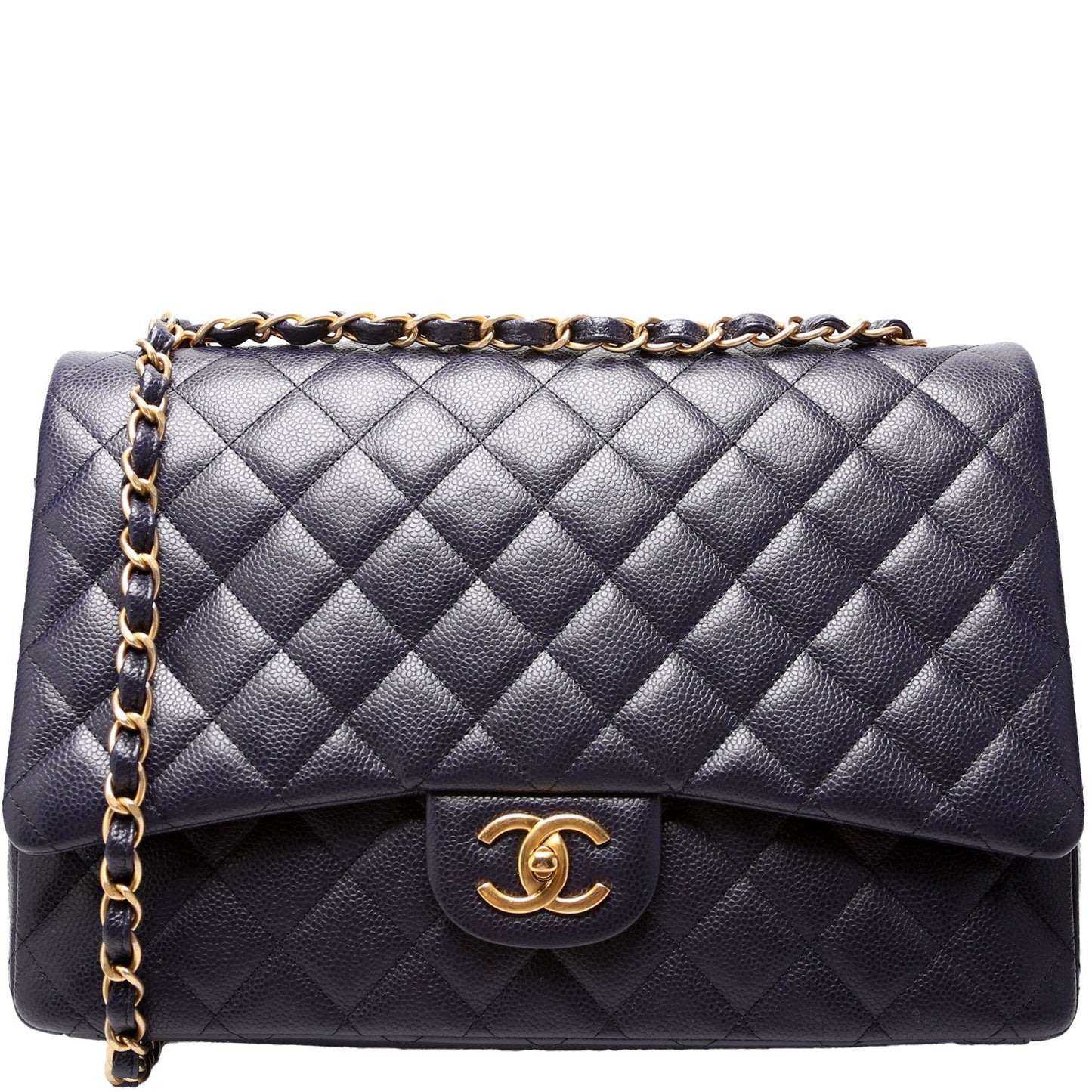 Chanel Classic Flap Maxi Caviar 21-24M Handbag
