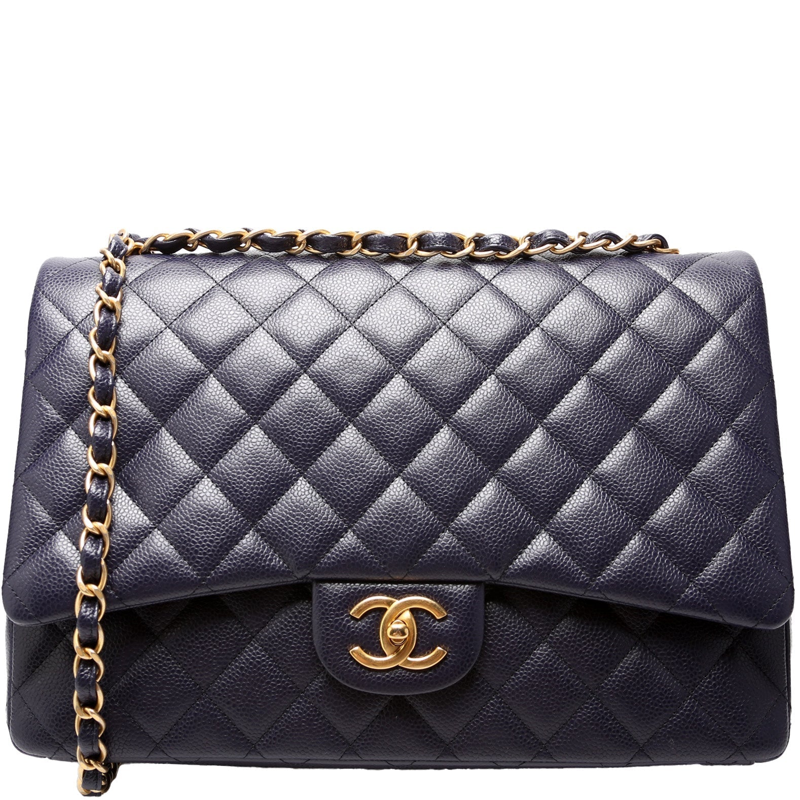 Chanel Classic Flap Maxi Caviar 21-24M Handbag