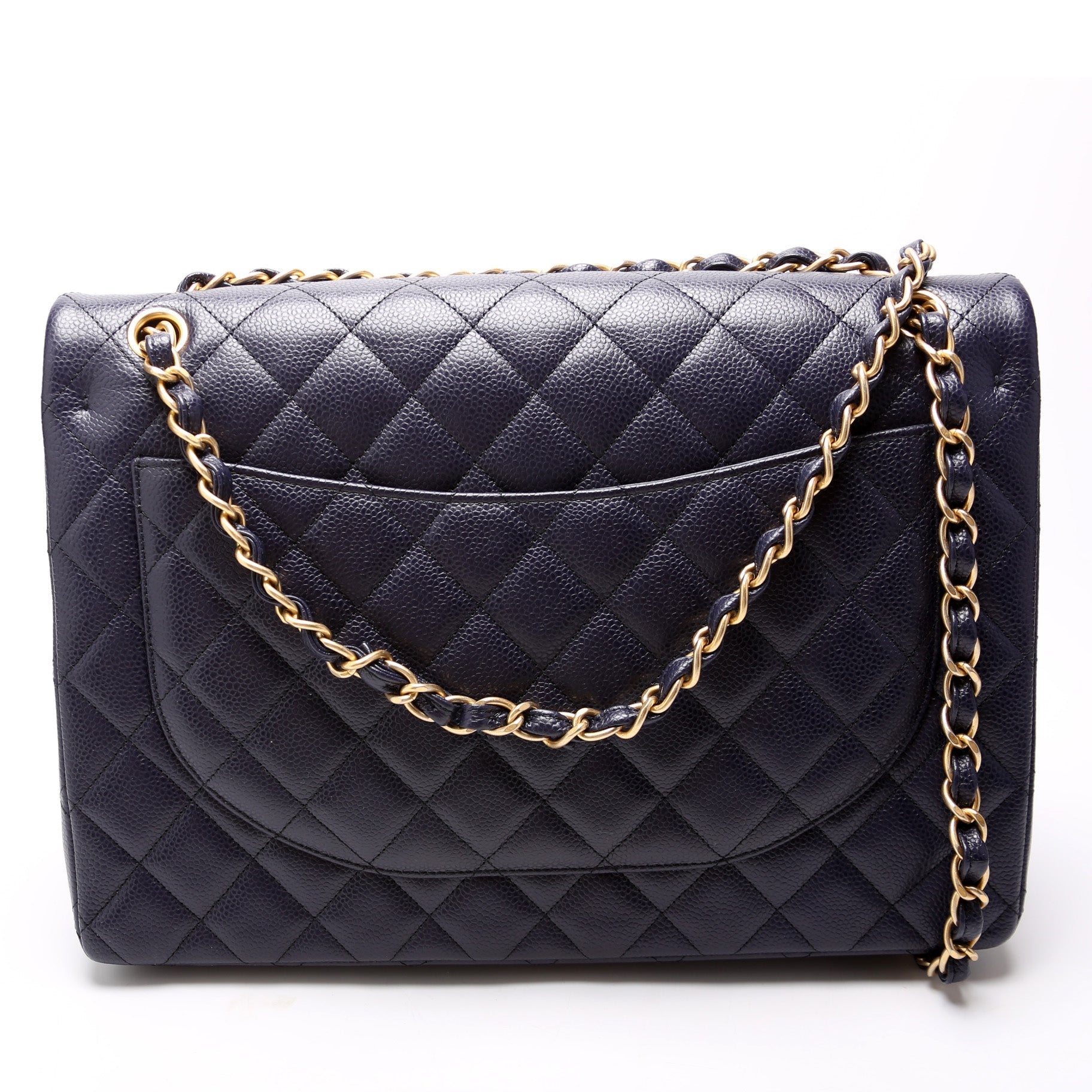 Chanel Classic Flap Maxi Caviar 21-24M Handbag