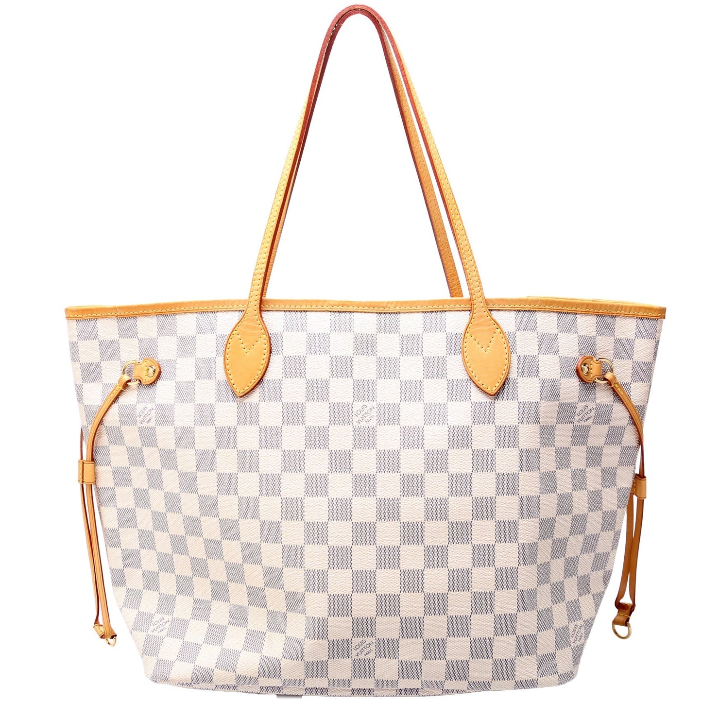 Louis Vuitton Neverfull MM Azur Damier Tote Bag Azur 46