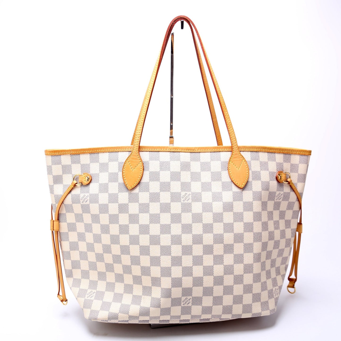 Louis Vuitton Neverfull MM Azur Damier Tote Bag Azur 46