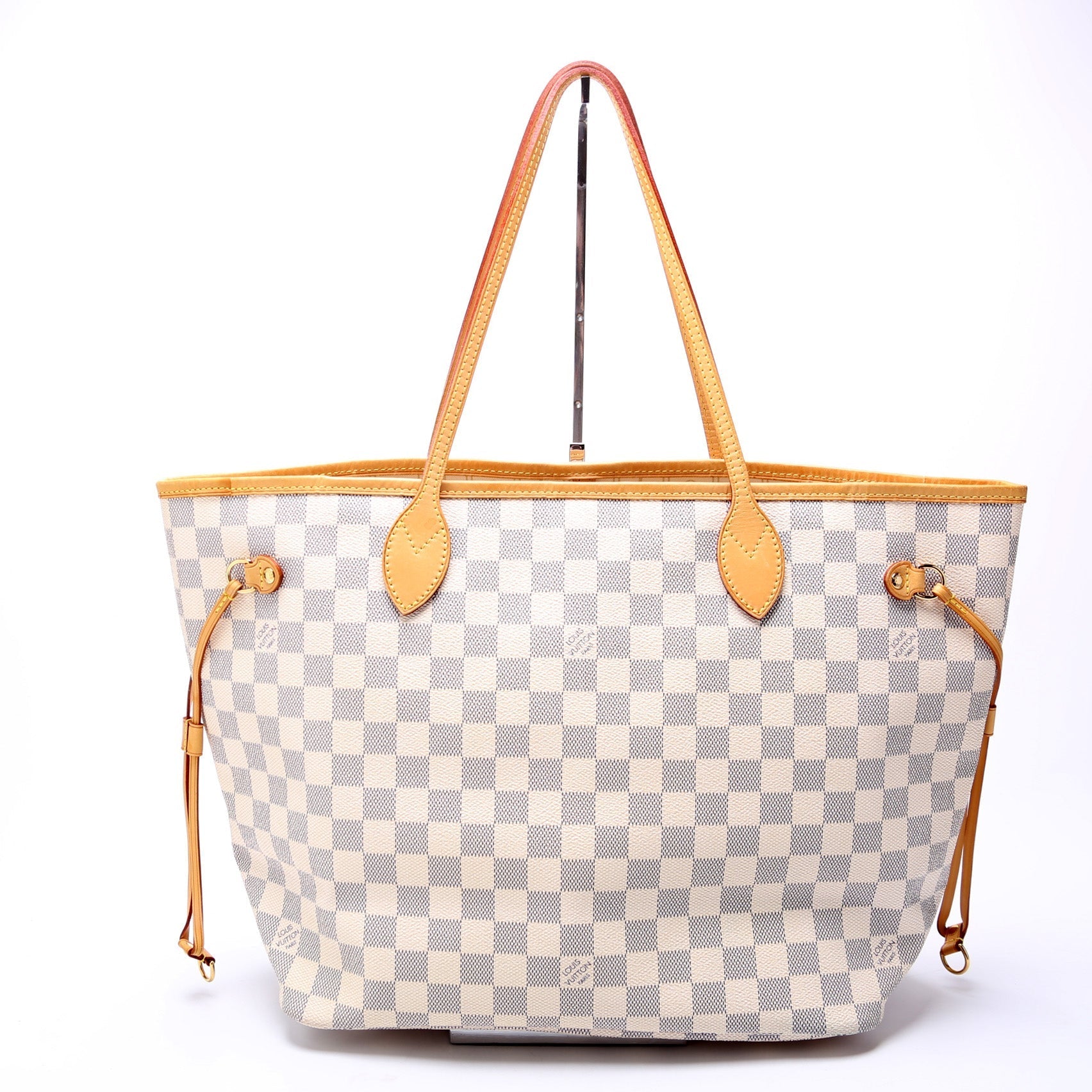 Louis Vuitton Neverfull MM Azur Damier Tote Bag Azur 46