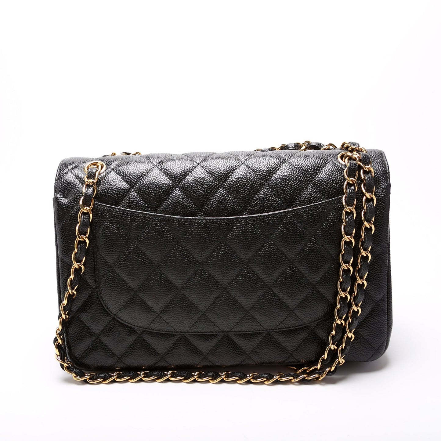 Chanel Classic Flap Jumbo Caviar 21-24M Handbag 24M 2