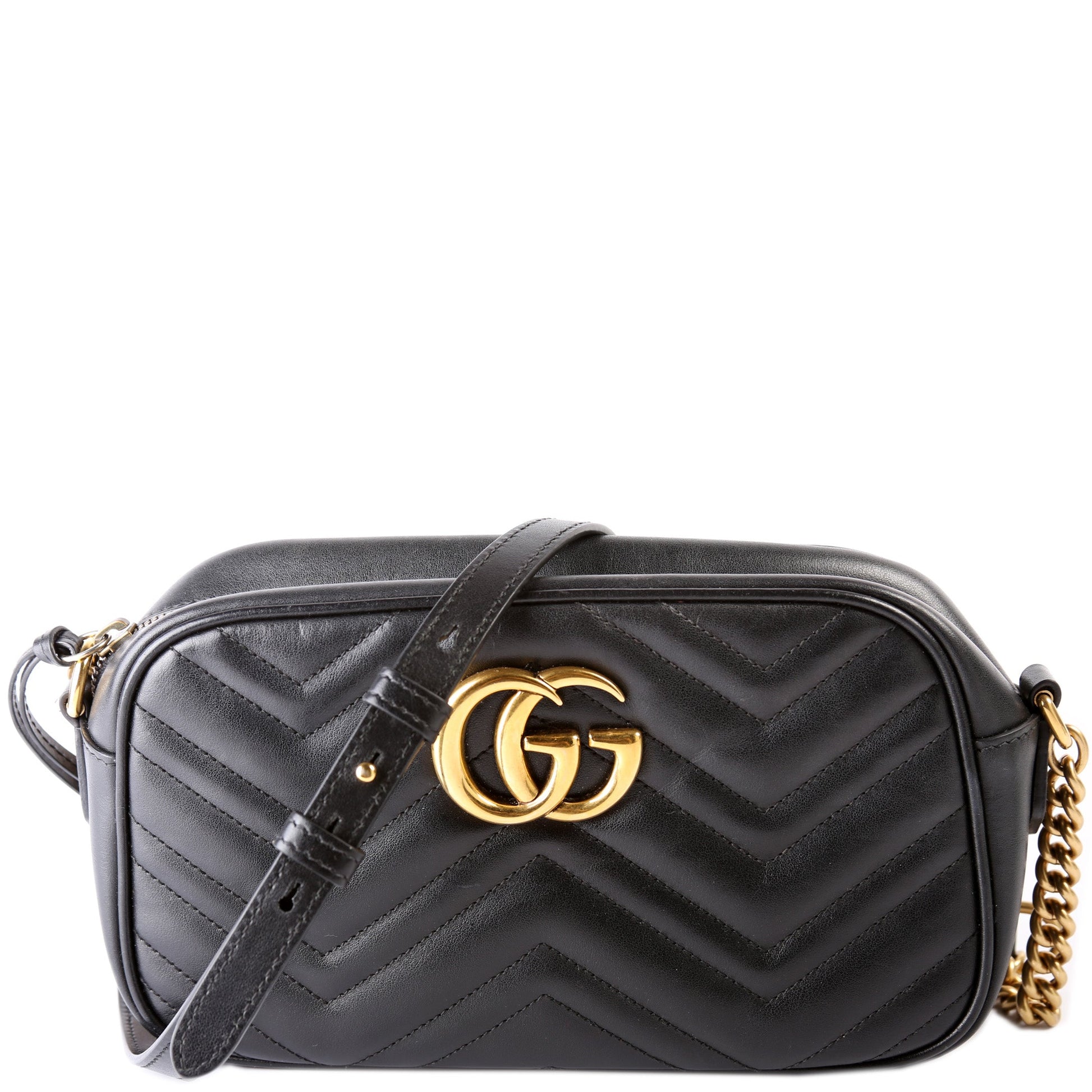 Gucci Marmont Camera Leather Small Crossbody Bag Camera 45