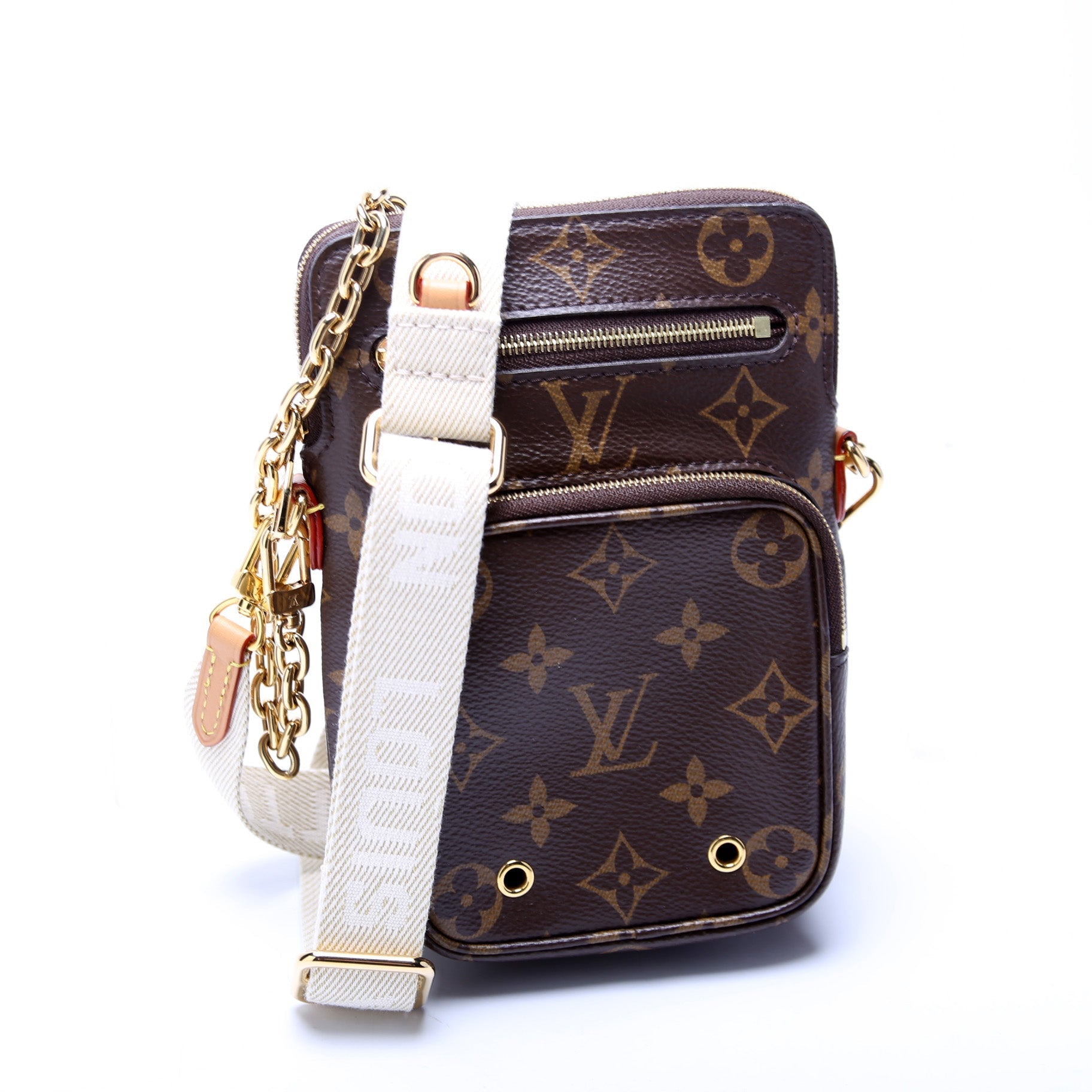 Louis Vuitton Utility Phone Sleeve Monogram Handbag Monogram 7