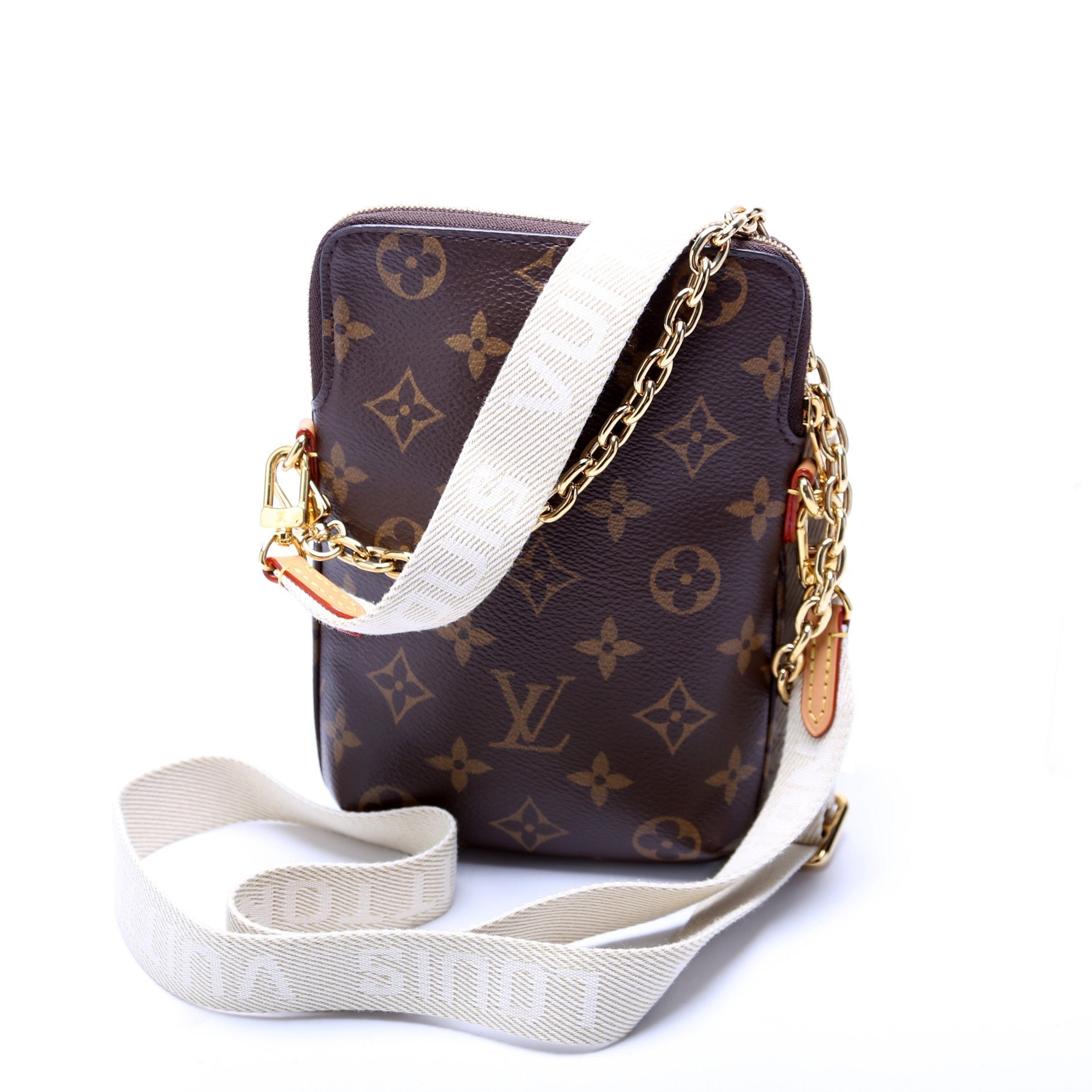 Louis Vuitton Utility Phone Sleeve Monogram Handbag Monogram 7