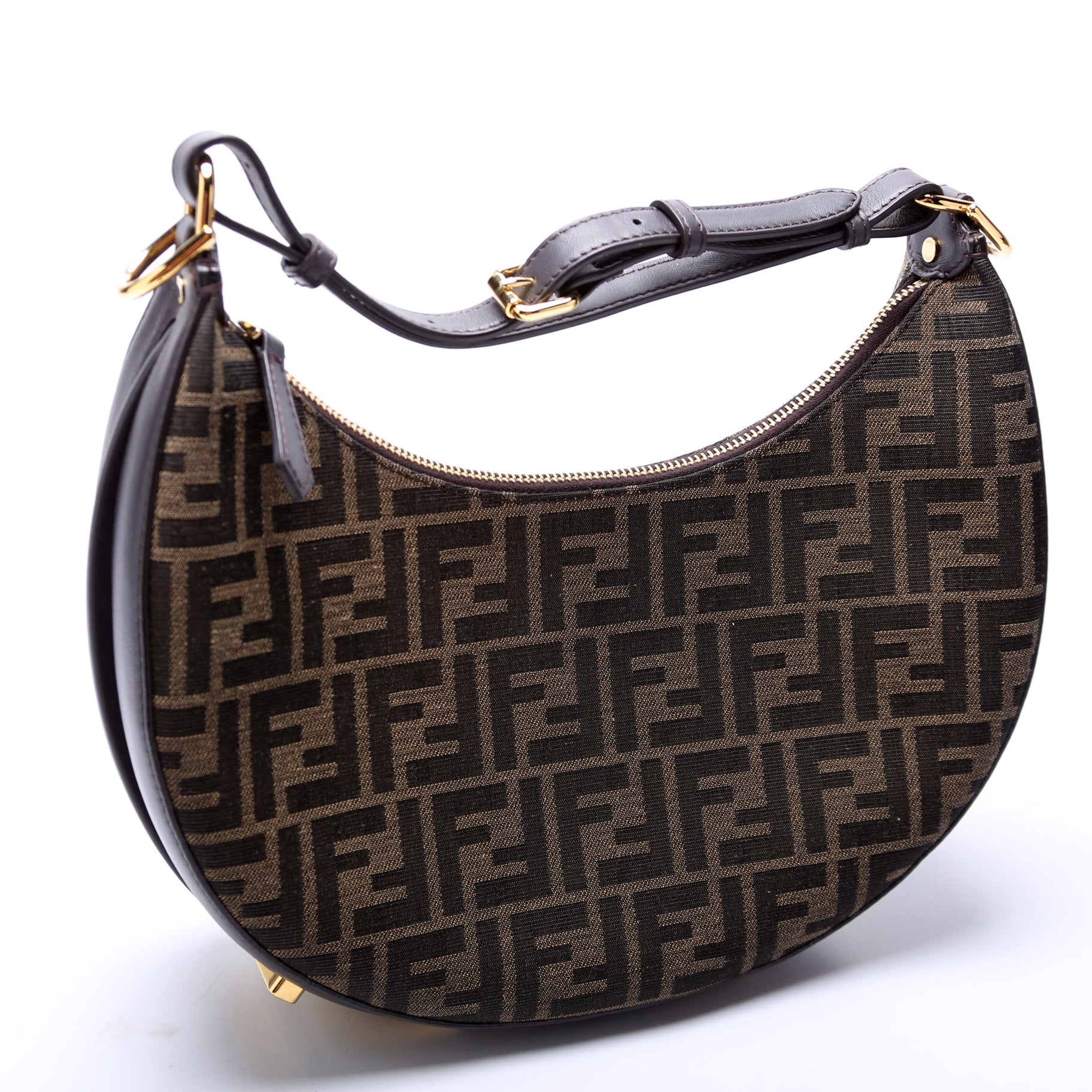 Fendi Graphy Zucca Hobo Bag Small