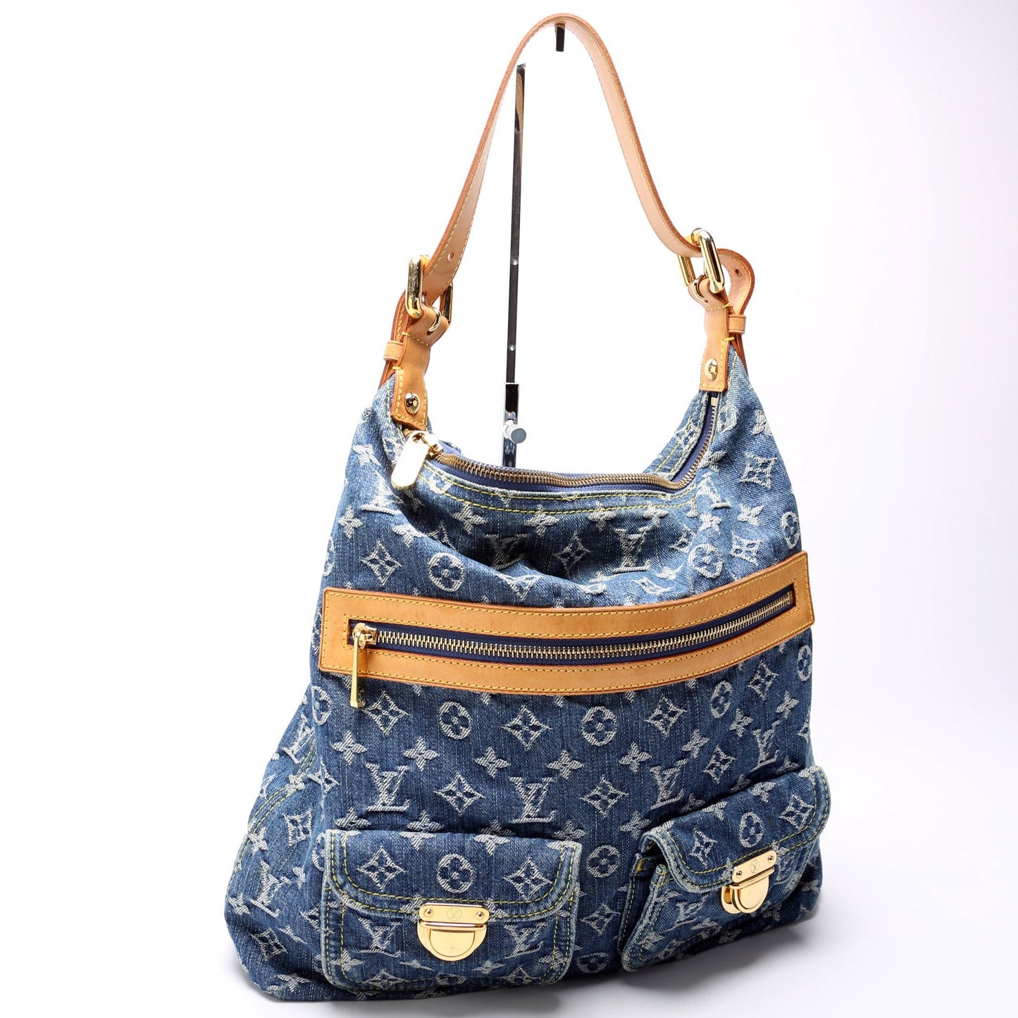 Louis Vuitton Baggy GM Denim Monogram Handbag