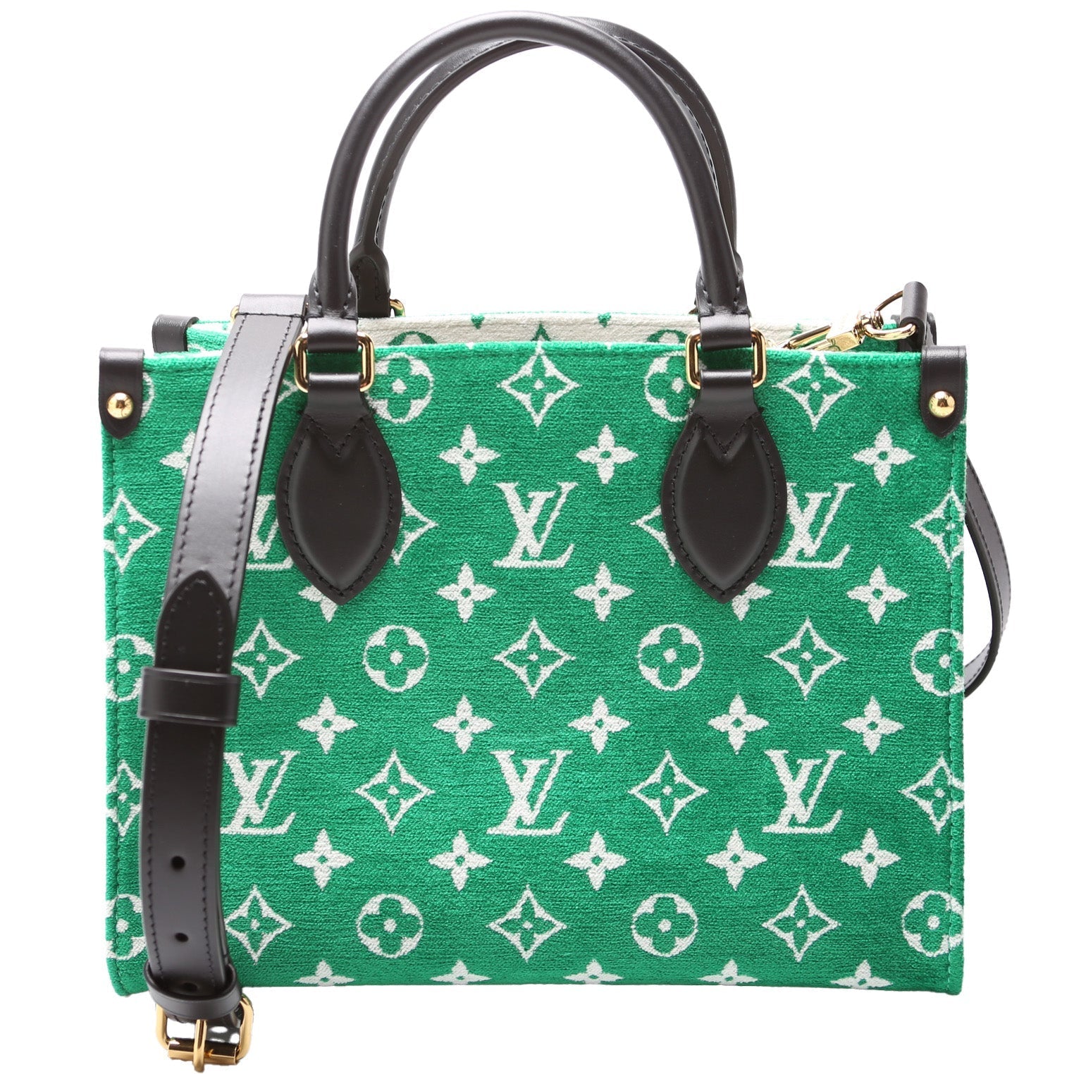 Louis Vuitton ONTHEGO PM Jacquard Veet Monogram Handbag