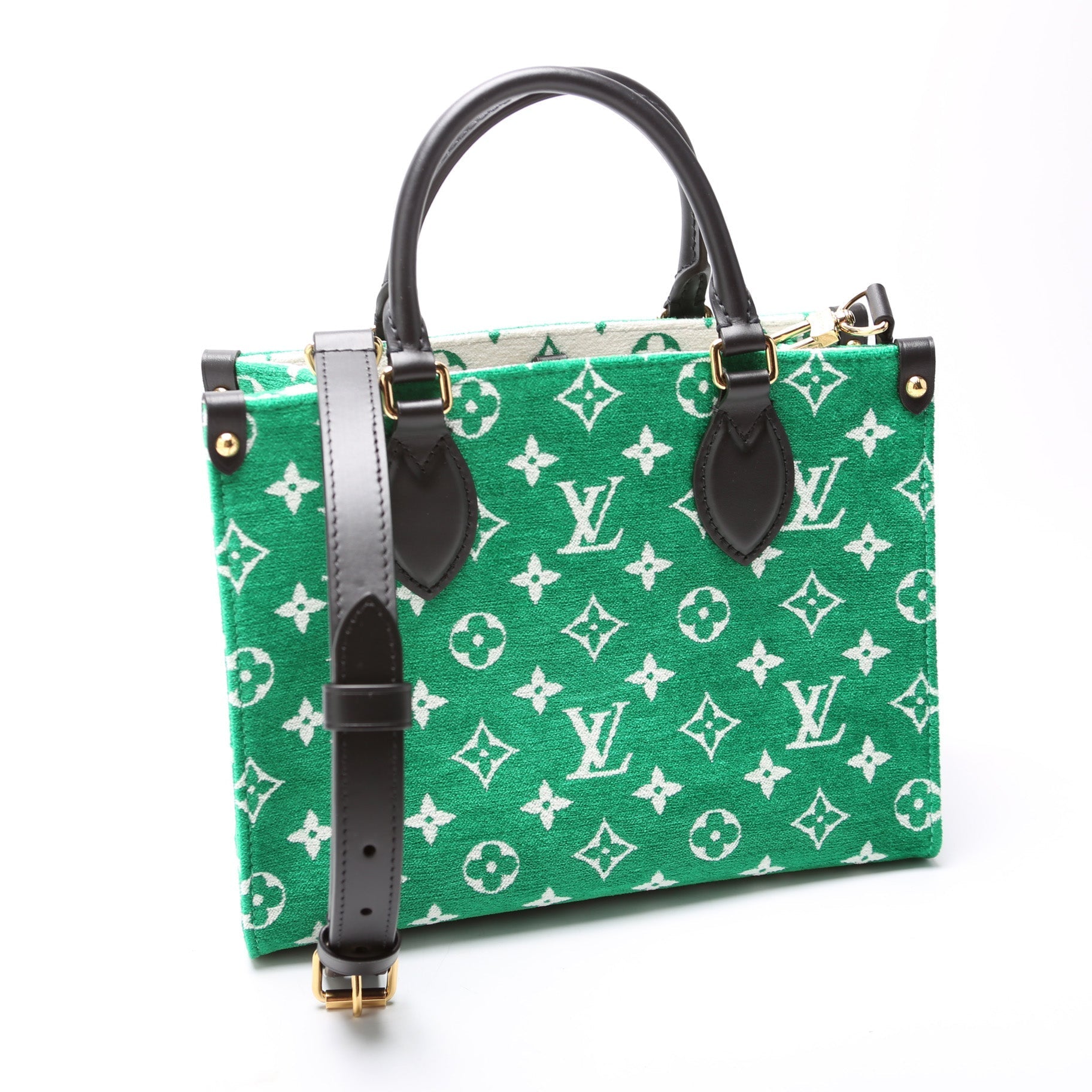 Louis Vuitton ONTHEGO PM Jacquard Veet Monogram Handbag
