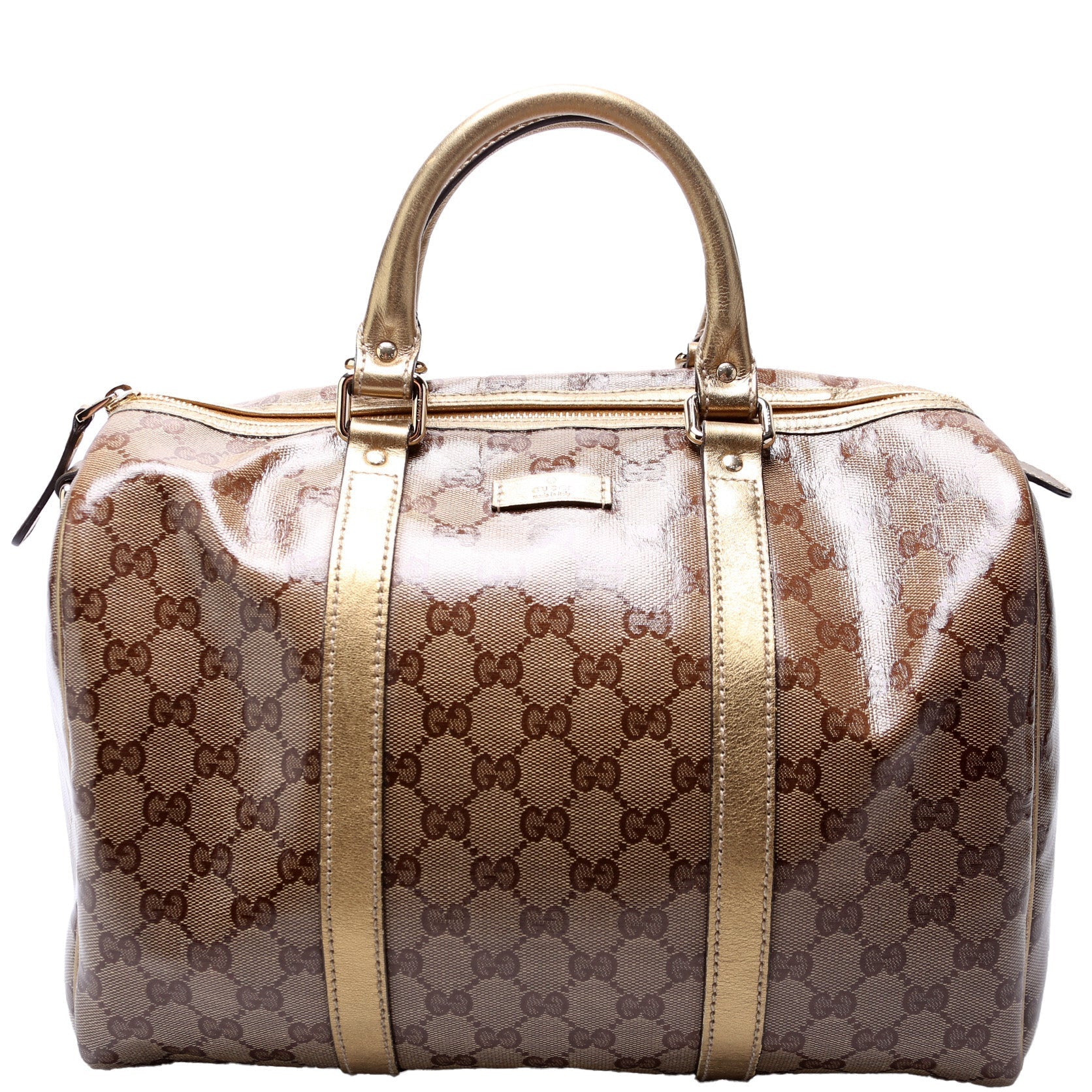 Gucci GG Crystal Boston Travel Bag
