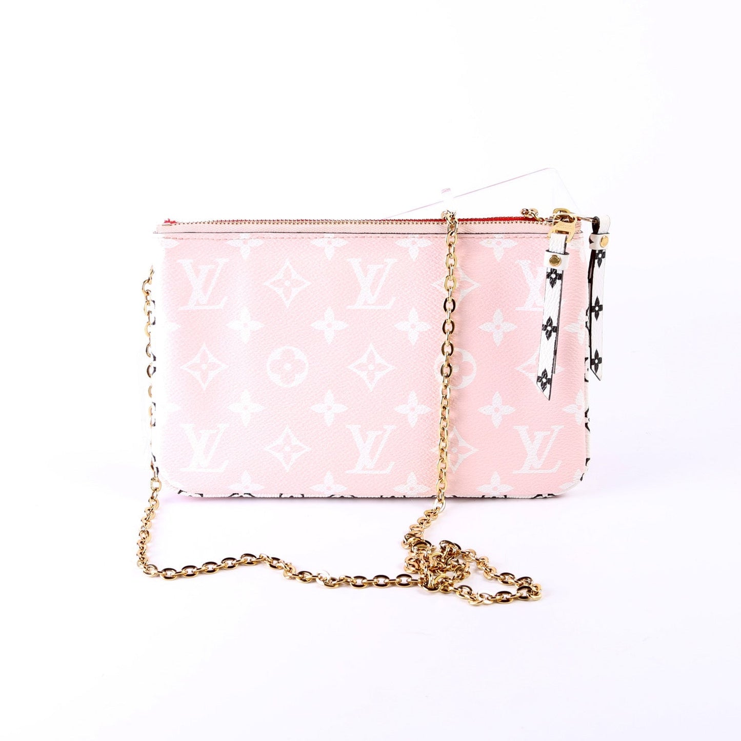 Louis Vuitton Double Zip Giant Rouge Monogram Handbag