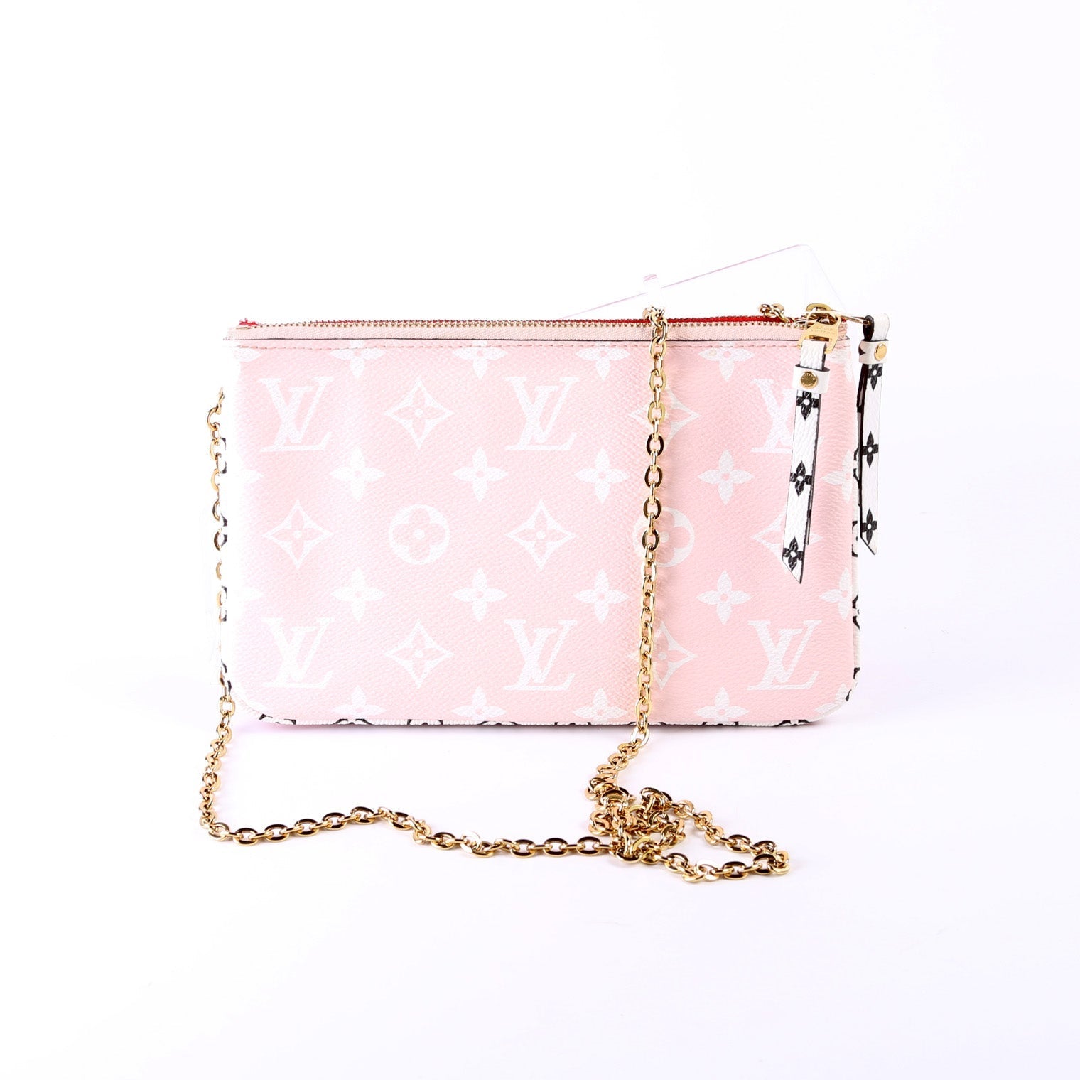 Louis Vuitton Double Zip Giant Rouge Monogram Handbag