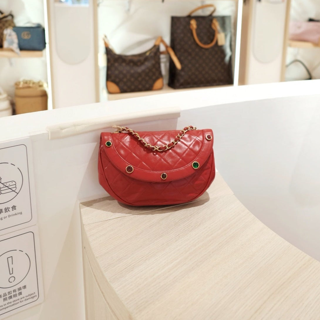 Chanel   gem shoulder bag