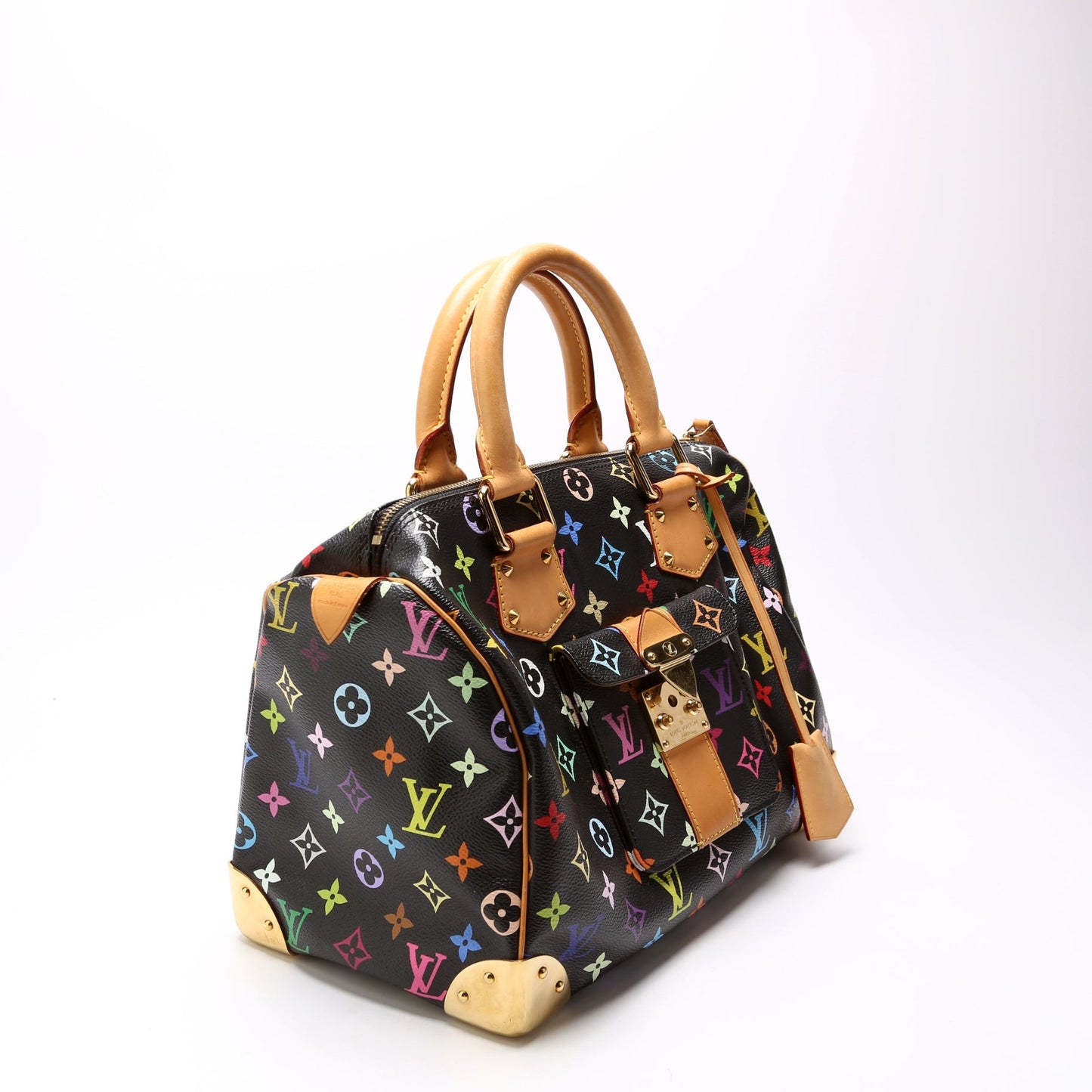 Louis Vuitton Speedy 30 Monogram Multicolor Handbag Monogram 7