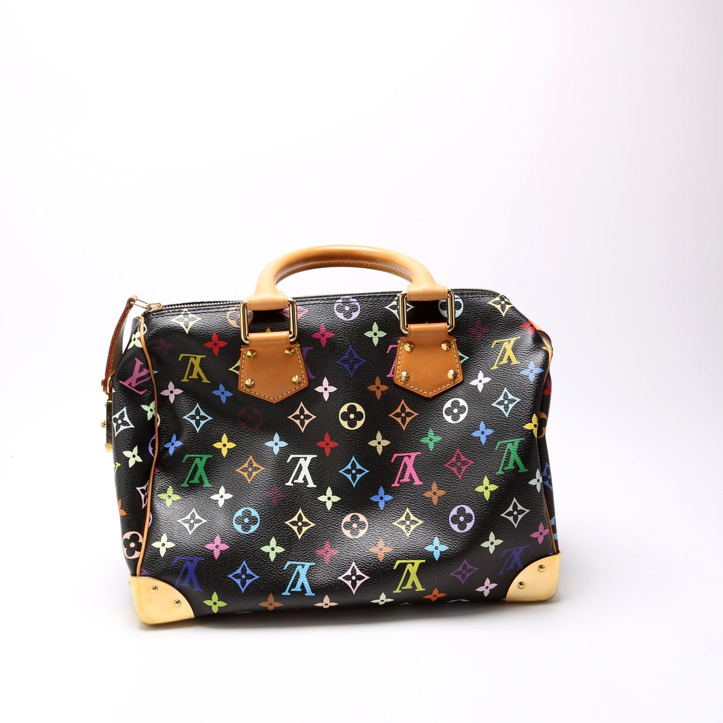 Louis Vuitton Speedy 30 Monogram Multicolor Handbag Monogram 7