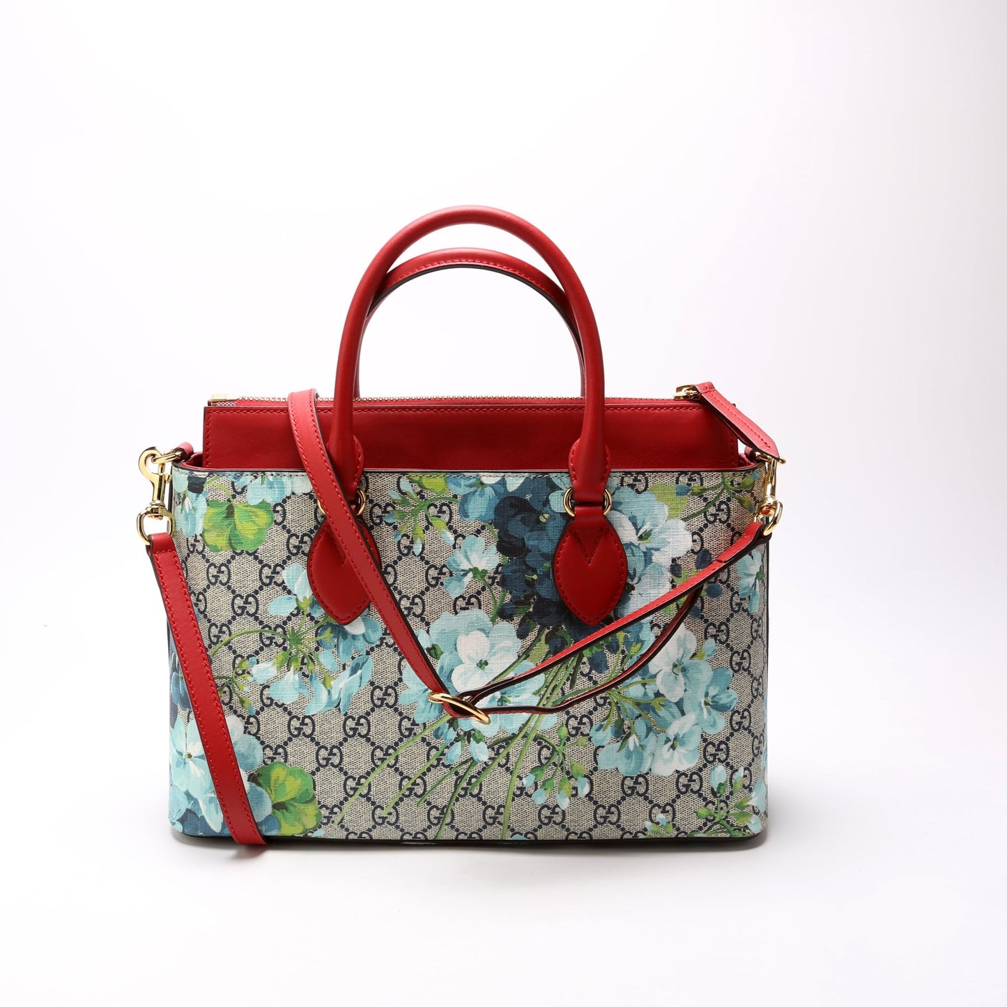 Gucci GG Blooms Zip Medium Tote Bag