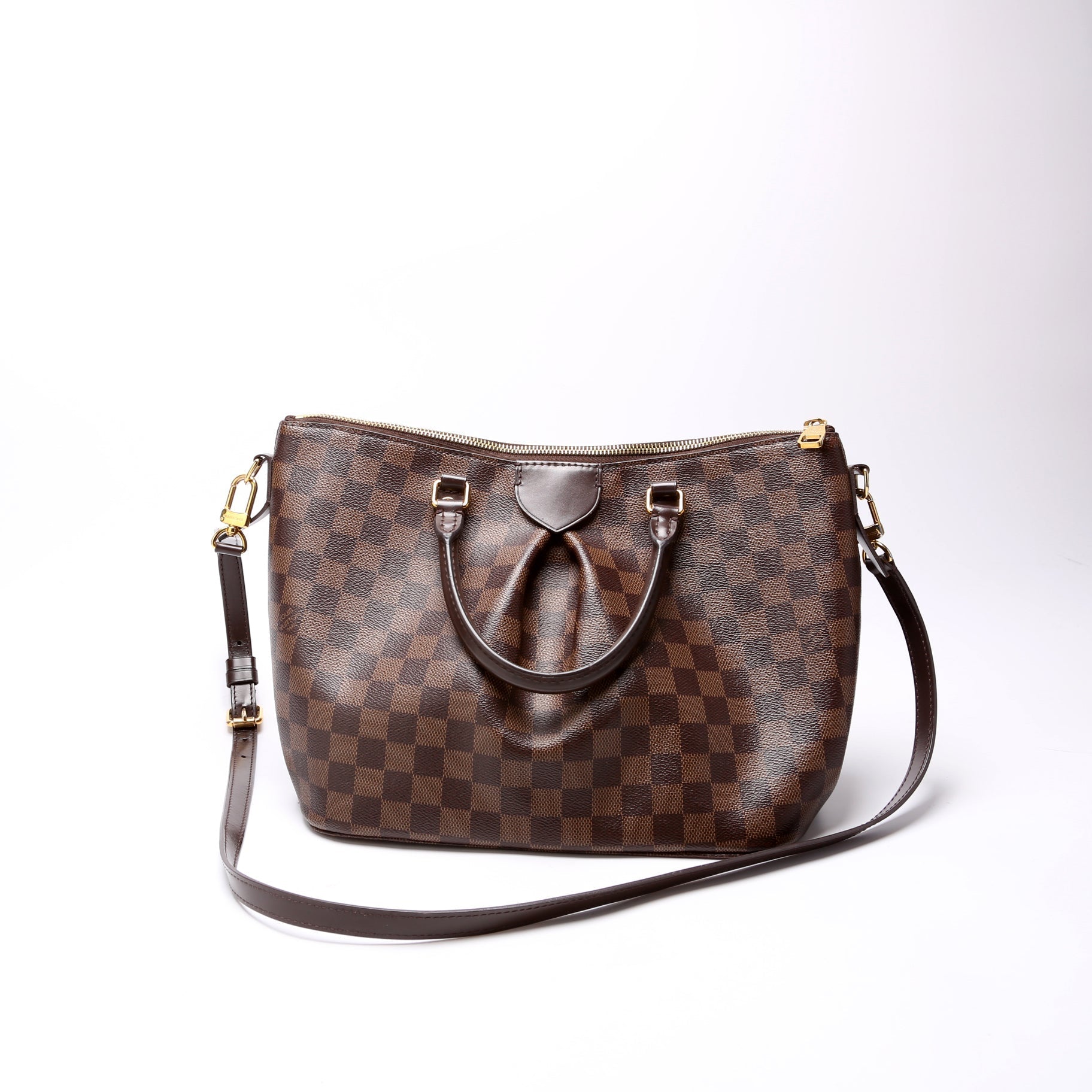 Louis Vuitton Siena Ebene MM Damier Handbag Ebene 7