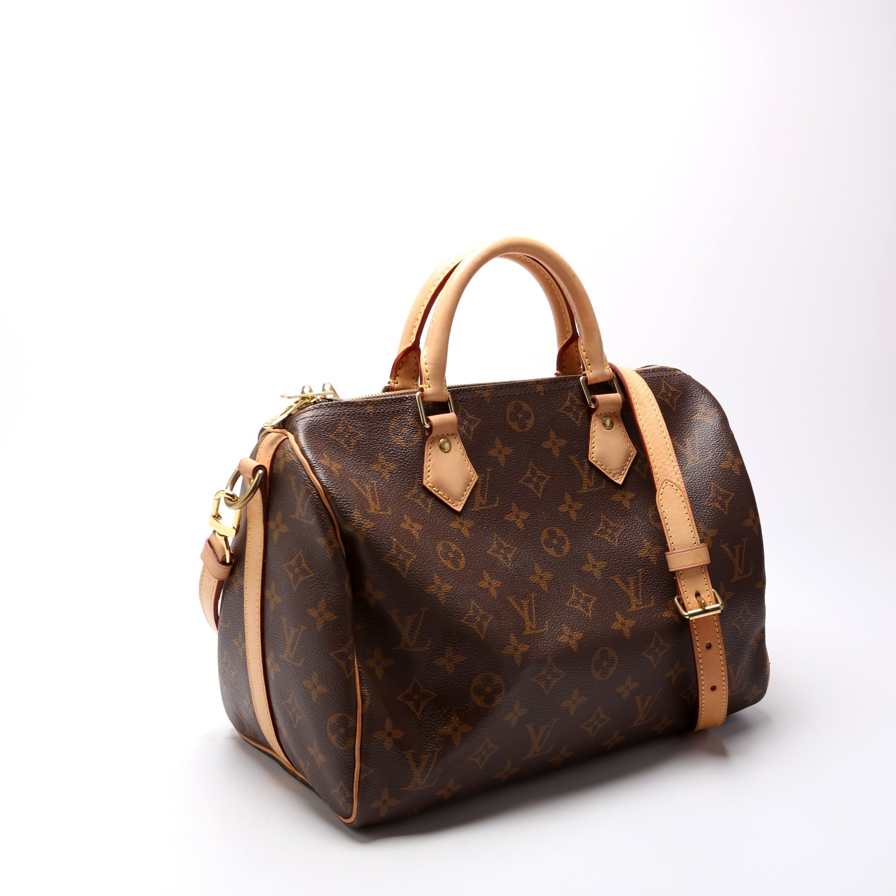 Louis Vuitton Speedy 30 Bandouliere Monogram Handbag Monogram 34